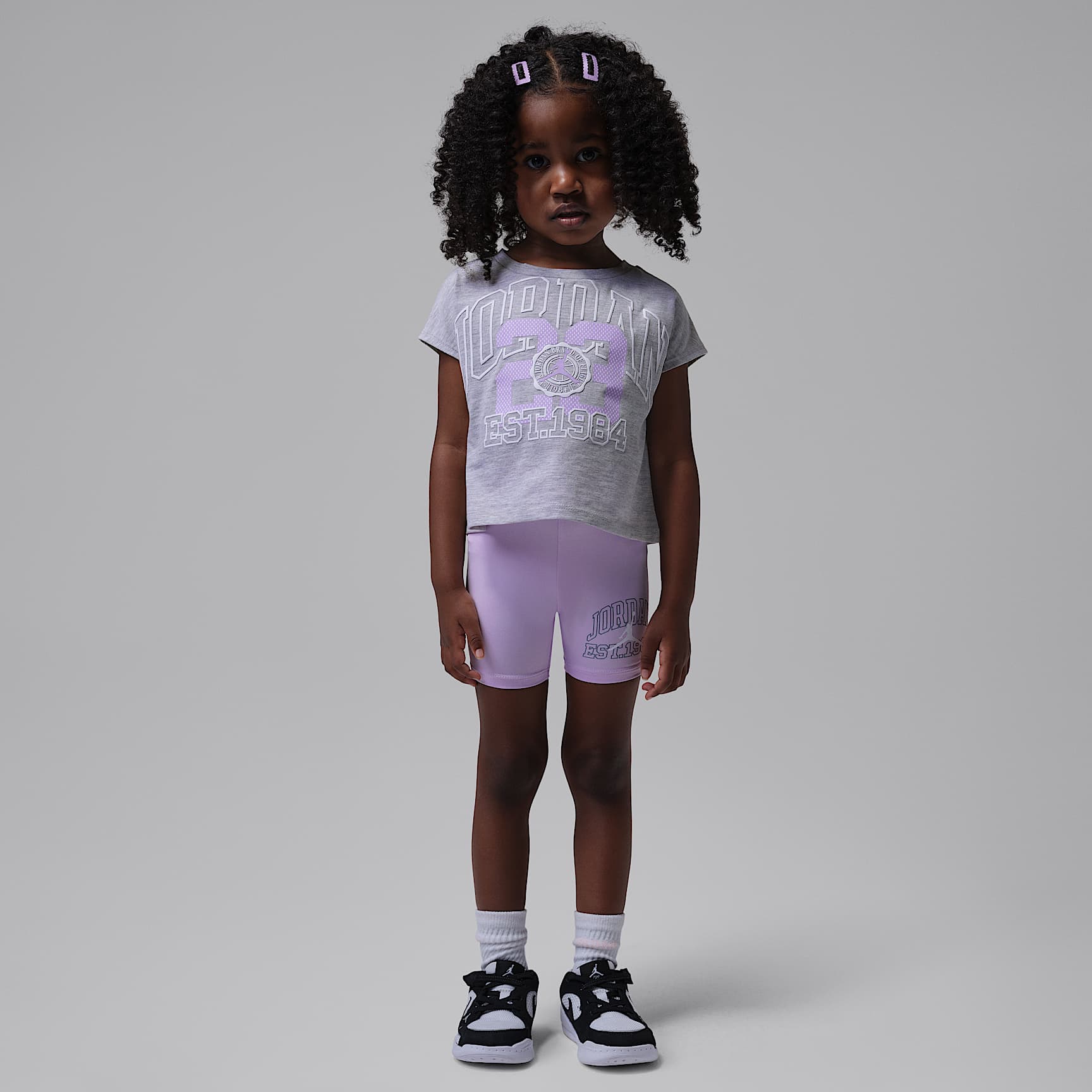 Jordan Toddler Boxy T-Shirt and Bike Shorts Set