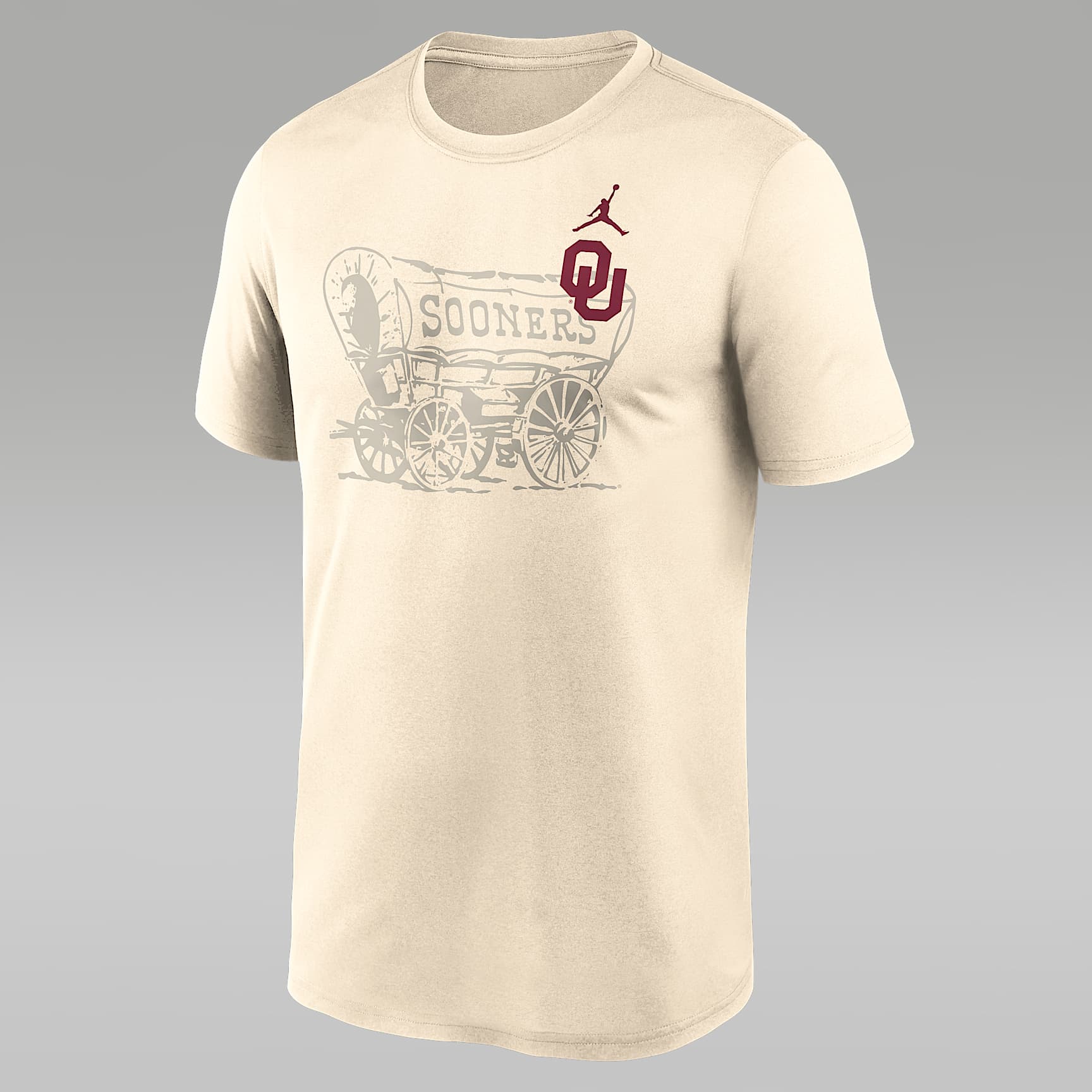 Oklahoma Campus Legend Shadow Logo Men's Jordan Brand College Pullover Hoodie