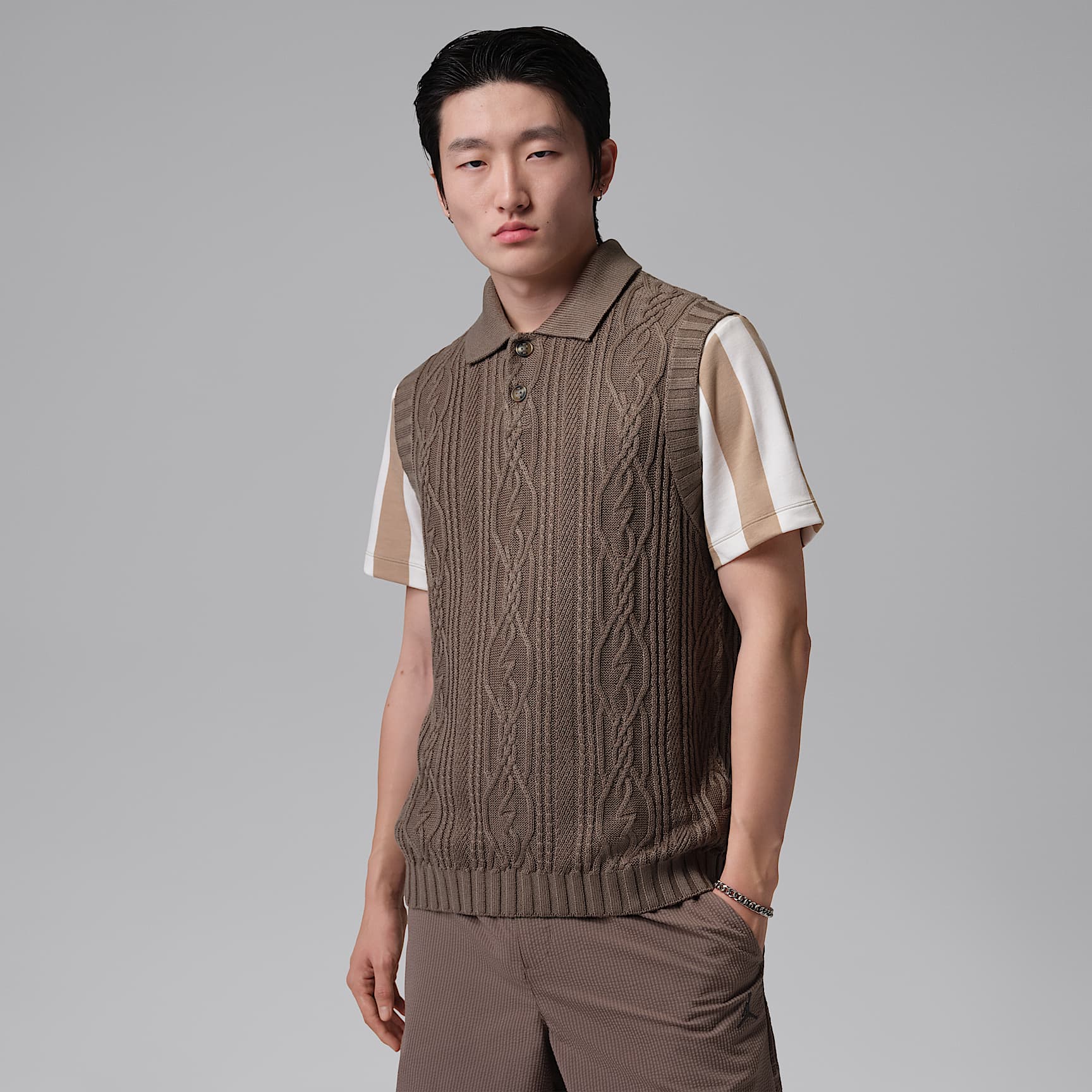 Chaleco tejido de golf para hombre Jordan Sport 