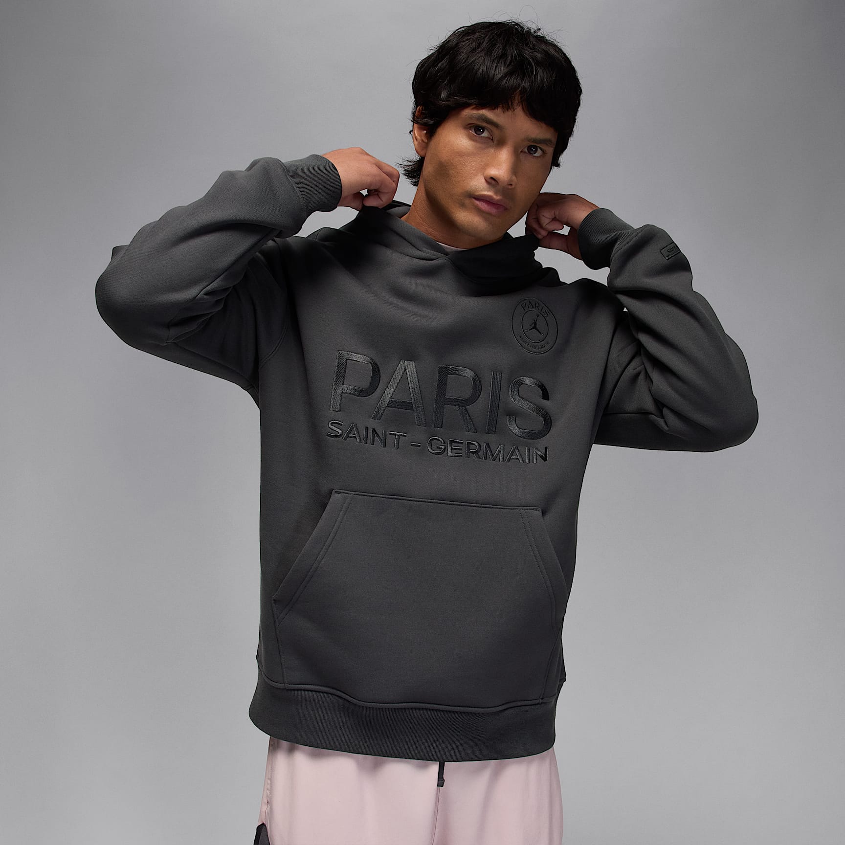 Sweat à capuche en tissu Fleece Paris Saint-Germain pour homme