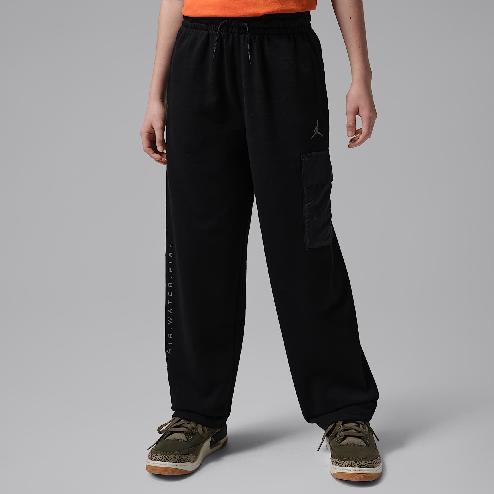 Pants de French Terry para niños de talla grande Jordan Hike Mike