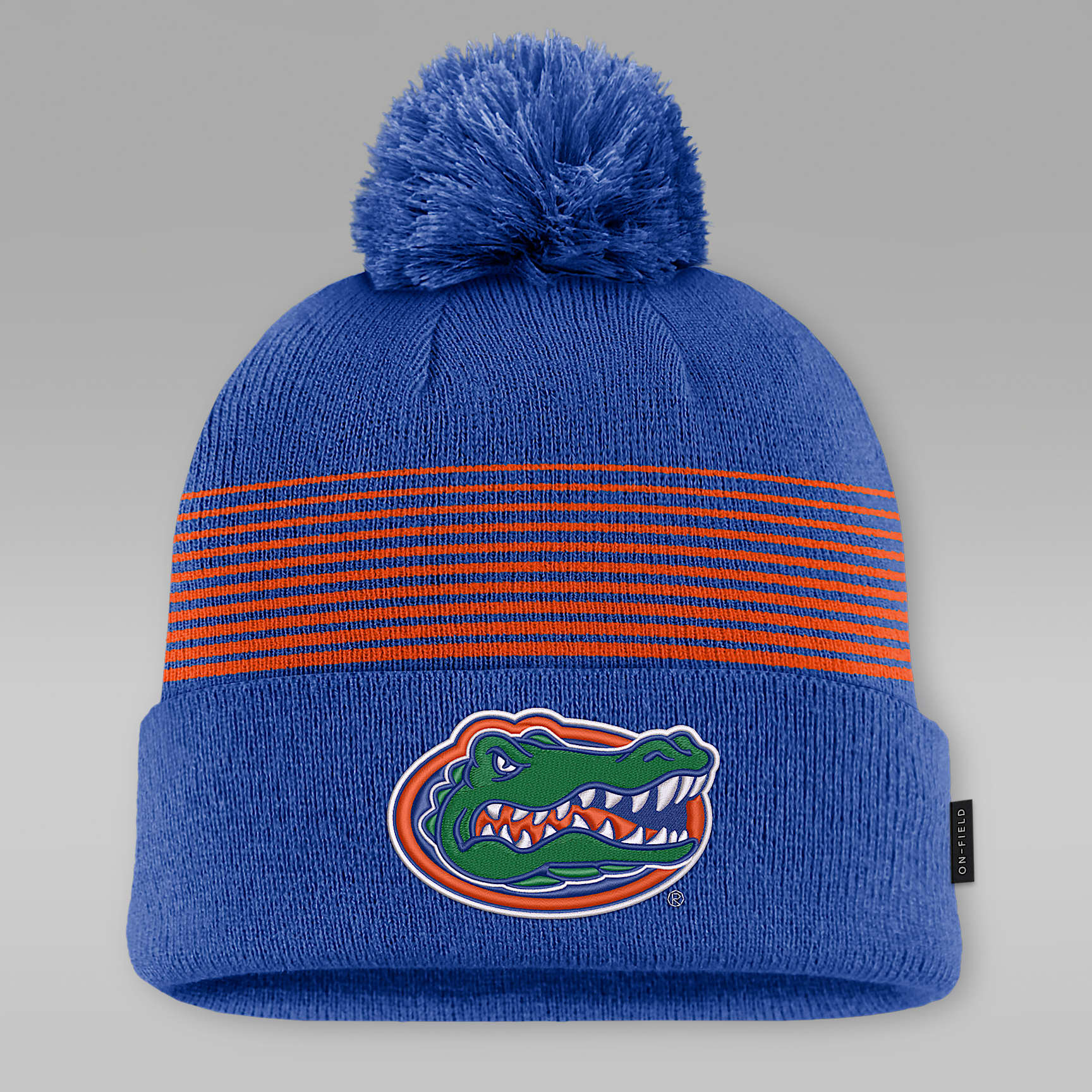 Gorro universitario marca Jordan con dobladillo y pompon para hombre Florida Sideline Peak