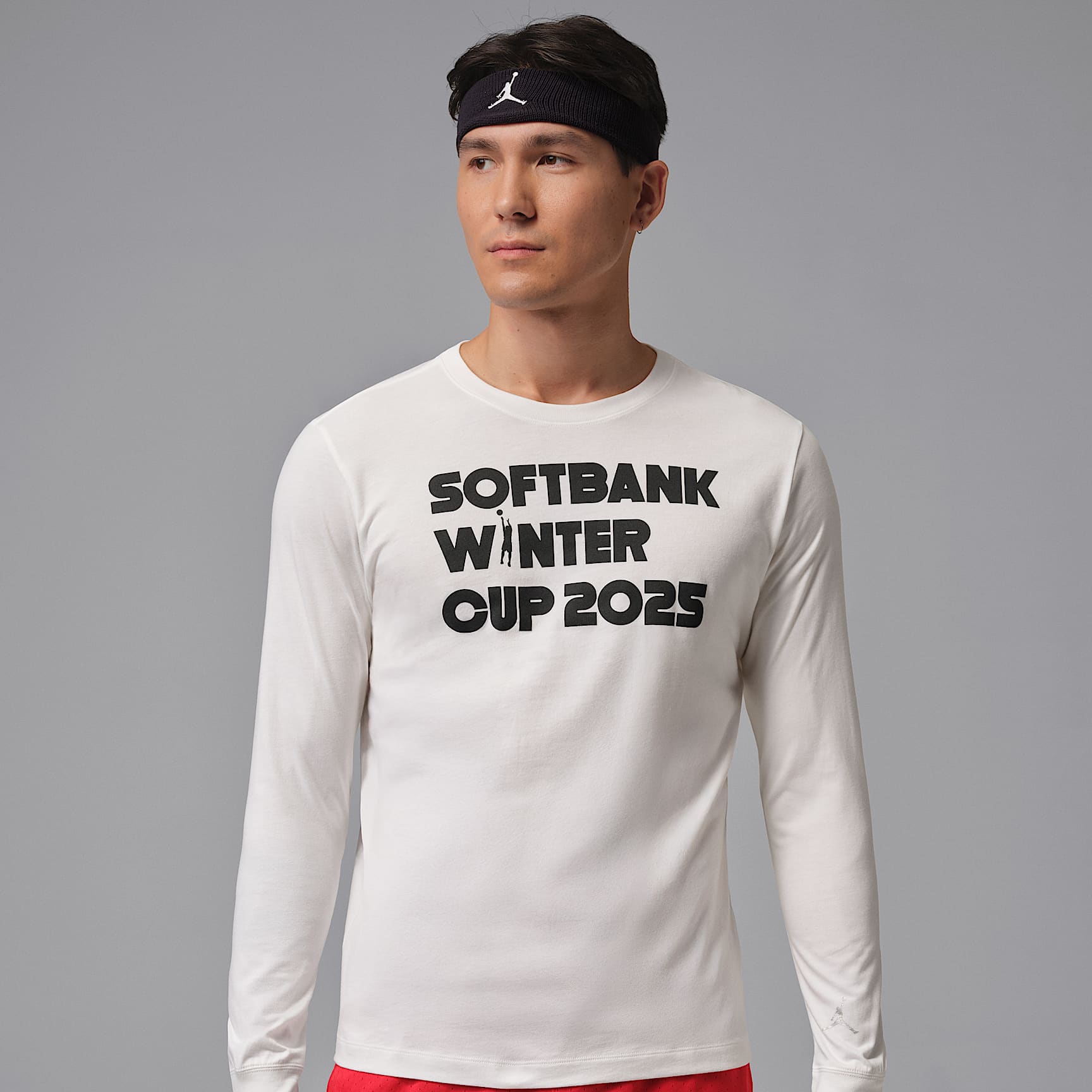 ジョーダン SoftBank ウィンターカップ 2025 メンズ ロングスリーブ Tシャツ