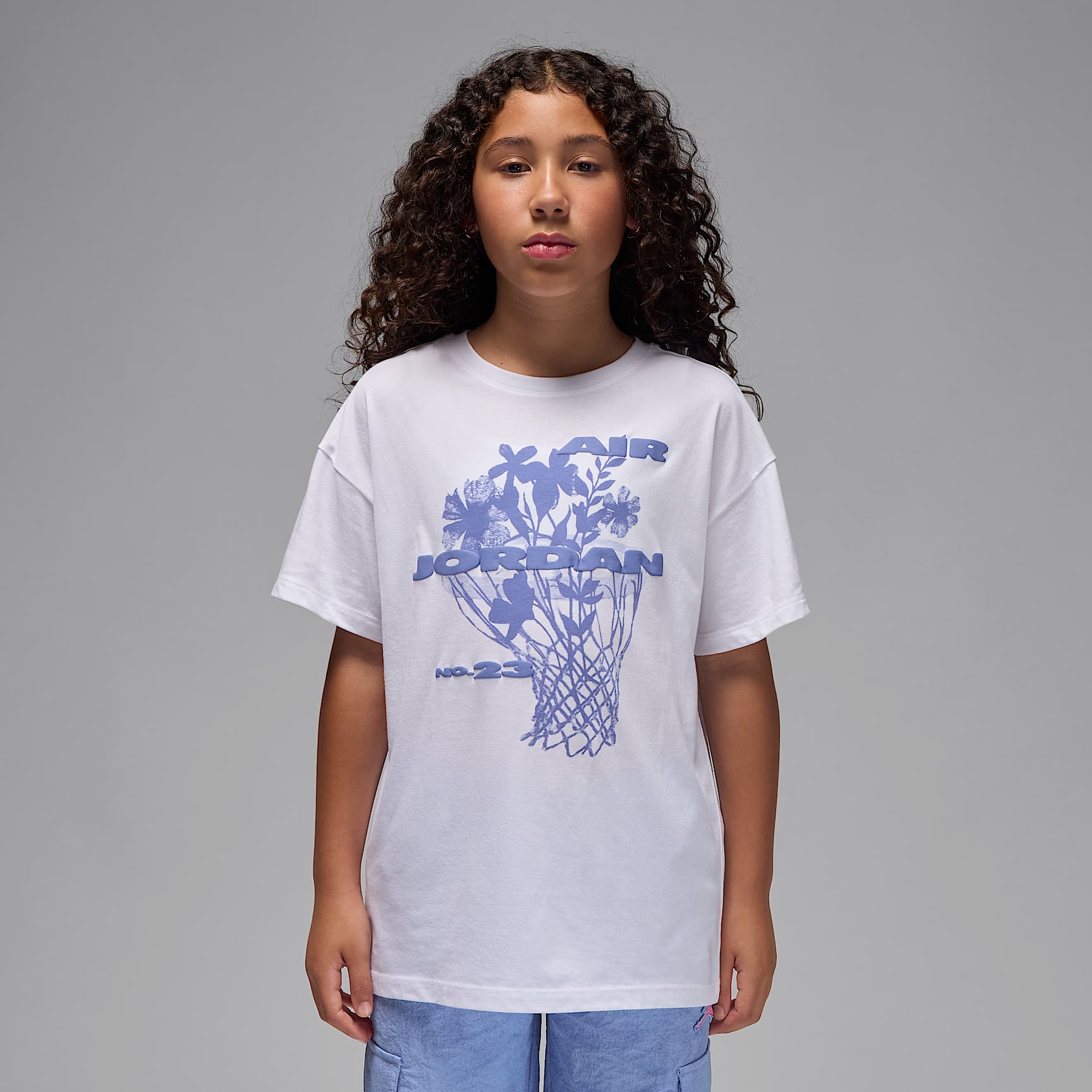 ジョーダン ジュニア 23 フラワーズ Tシャツ