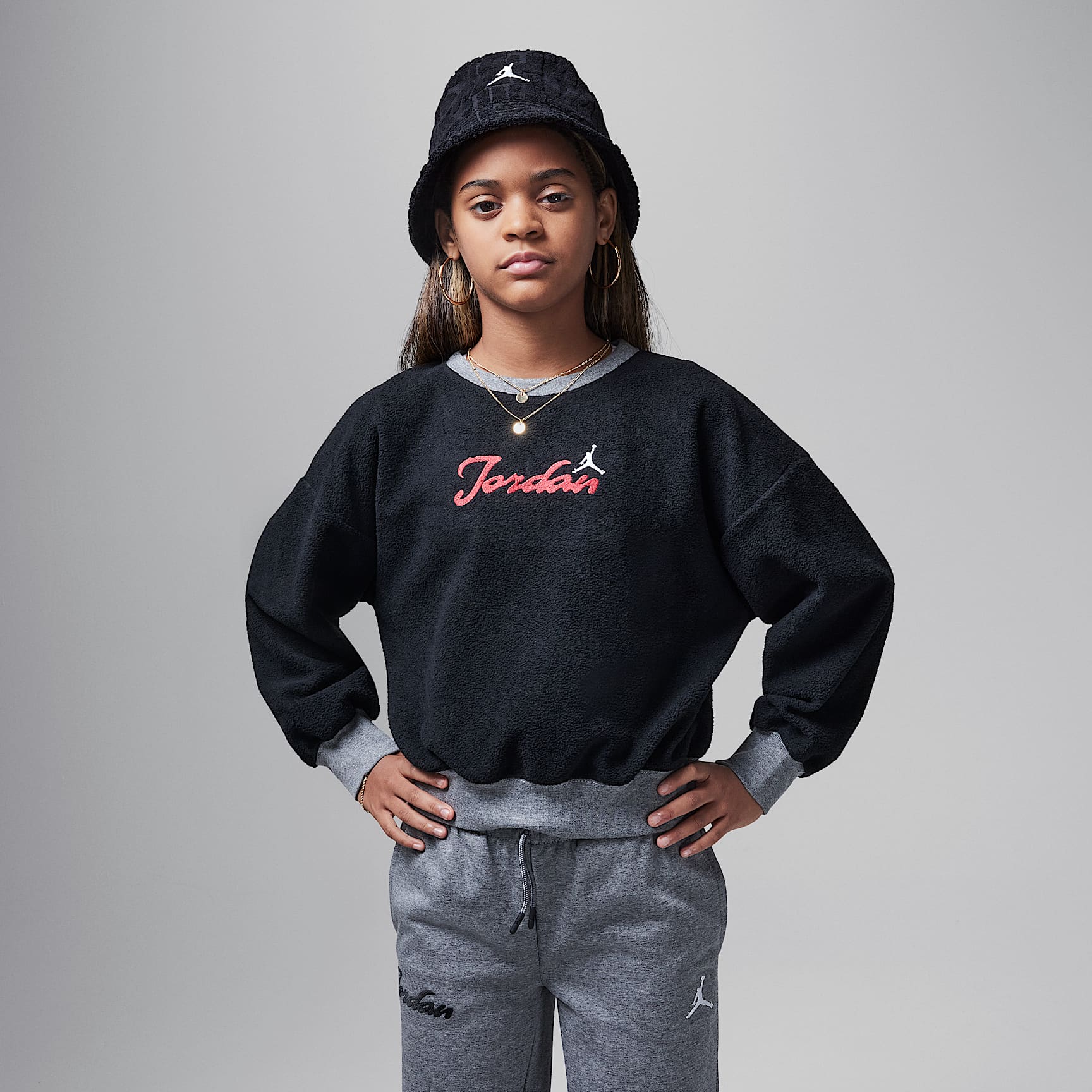 Jordan Big Kids' Meta-Enchantment Cozy Crew