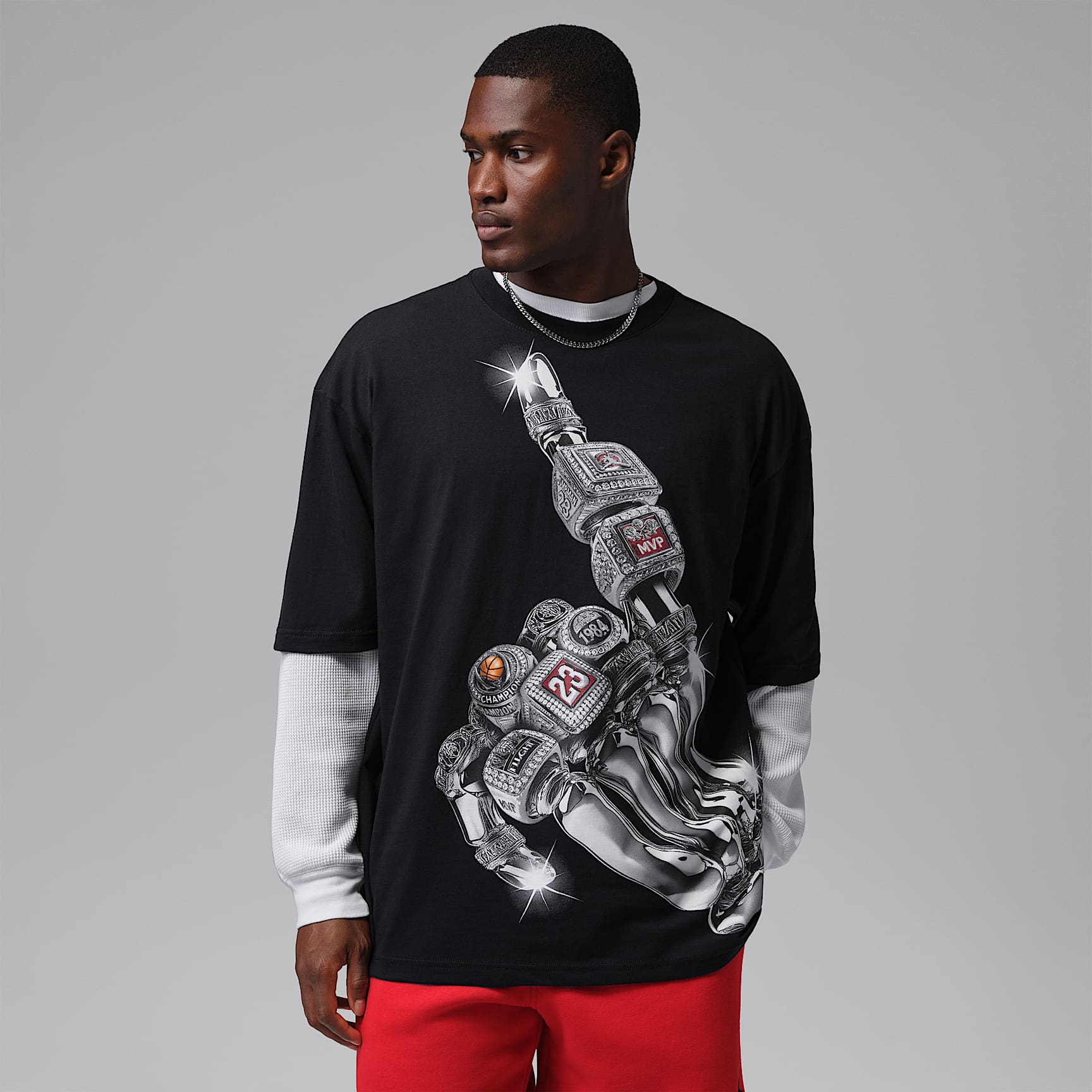 Playera oversized Jordan para hombre