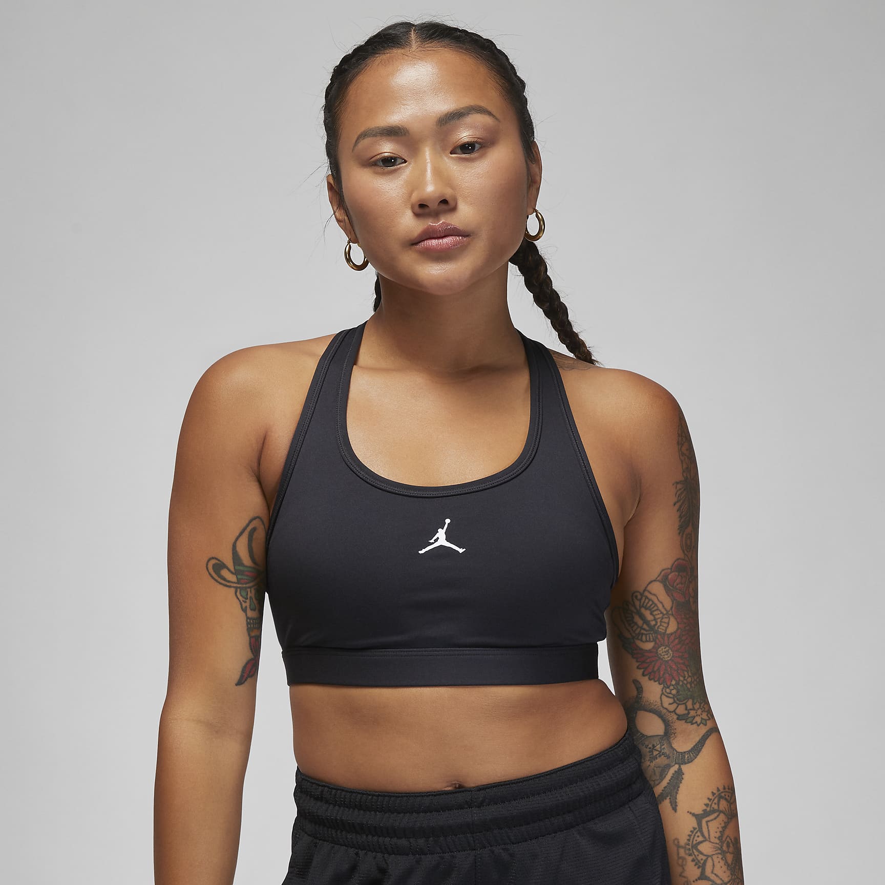 조던 스포츠 여성 미디엄 서포트 패드 점프맨 브라