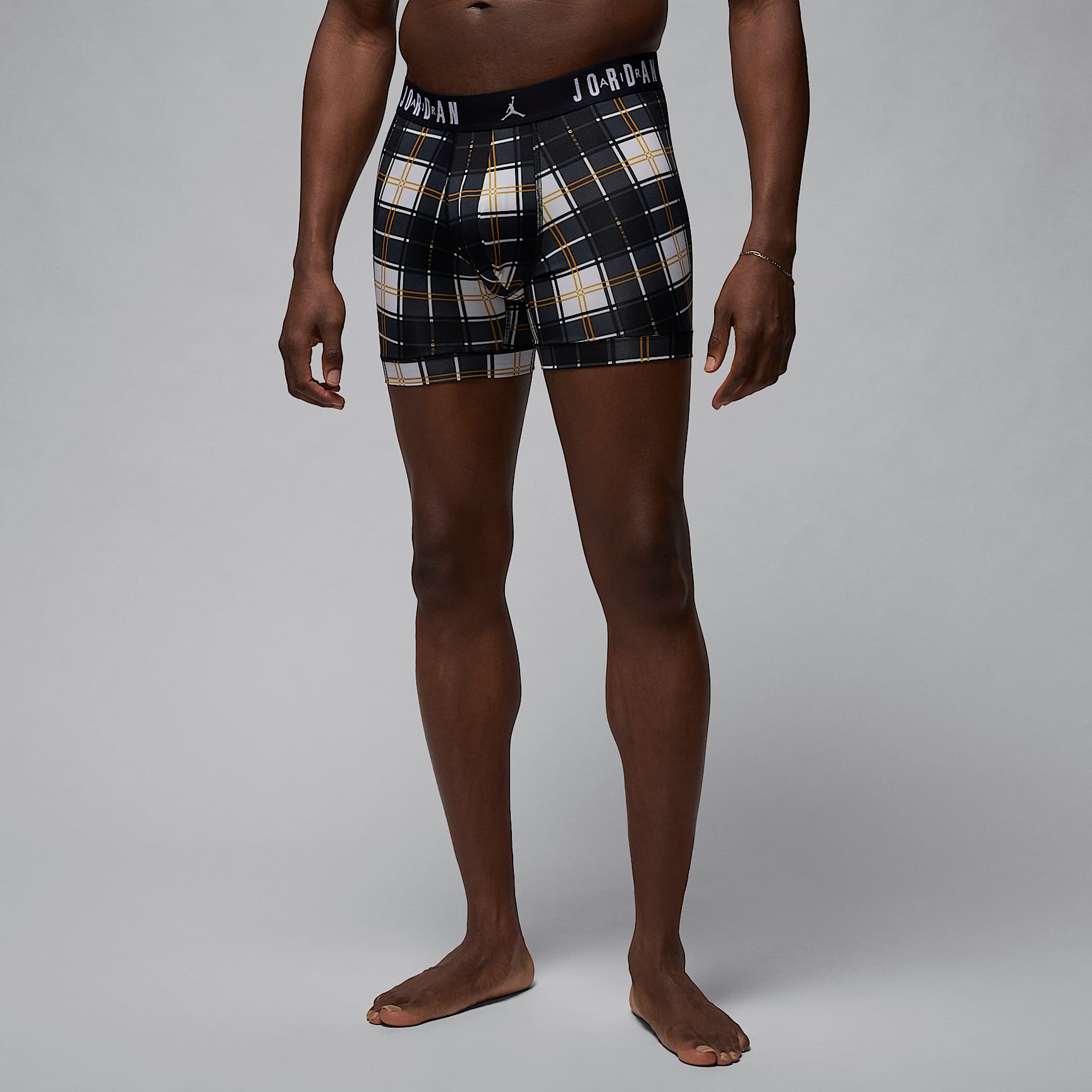 ジョーダン Dri-FIT メンズ プレイド ボクサーブリーフ (2枚セット)
