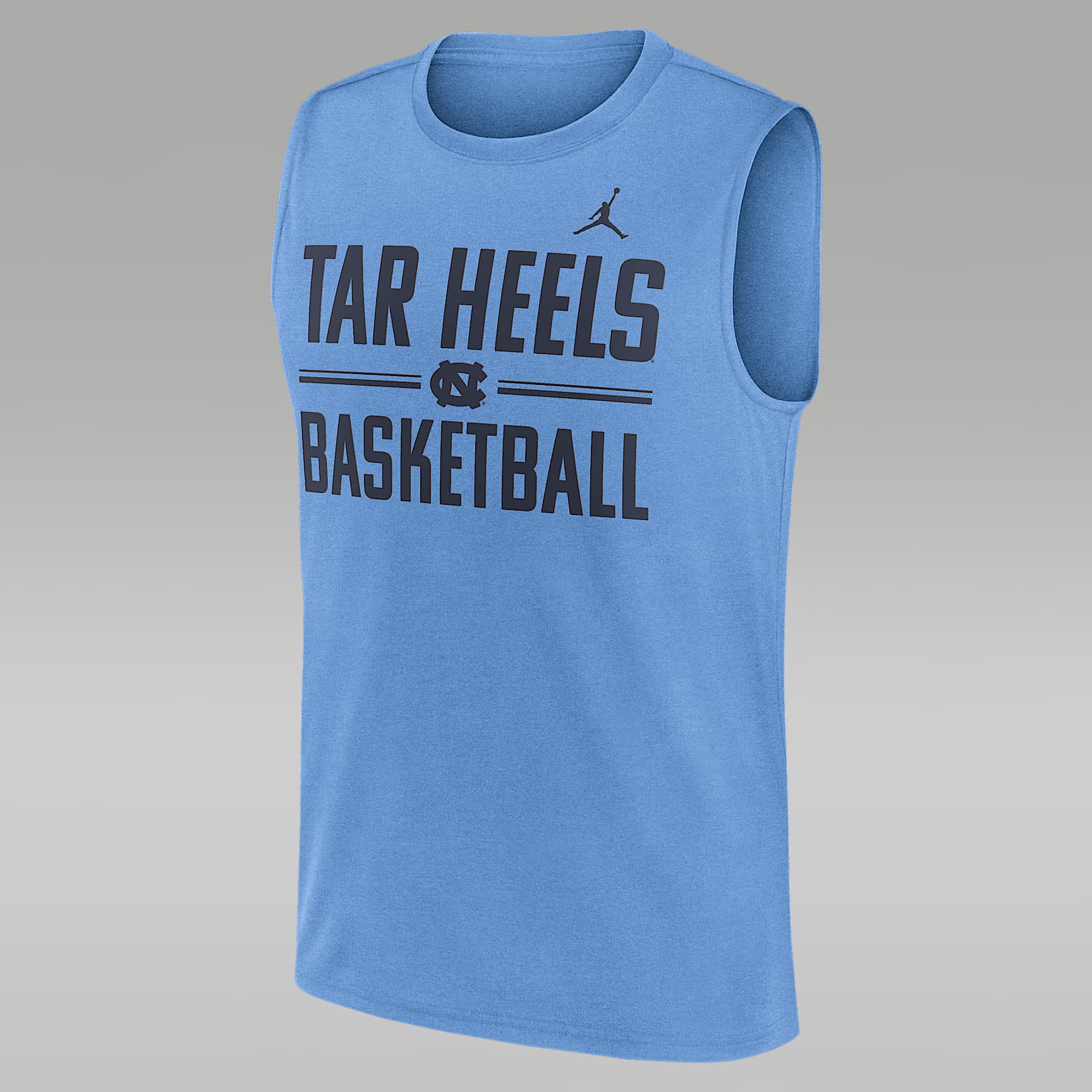 North Carolina Courtside Men's Jordan Brand Dri-FIT College Sleeveless T-Shirt