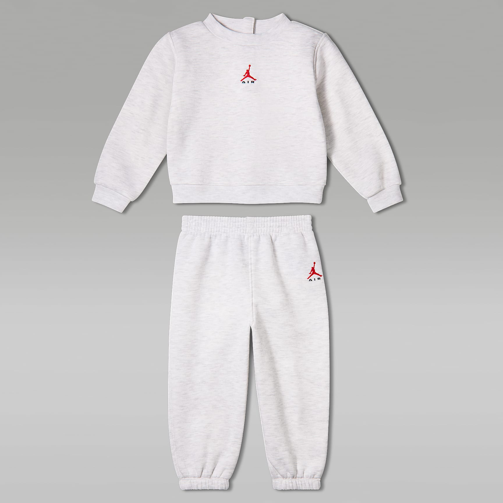 Ensemble deux pièces avec haut col ras-du-cou Jordan Brooklyn Fleece pour bébé (12-24 mois)