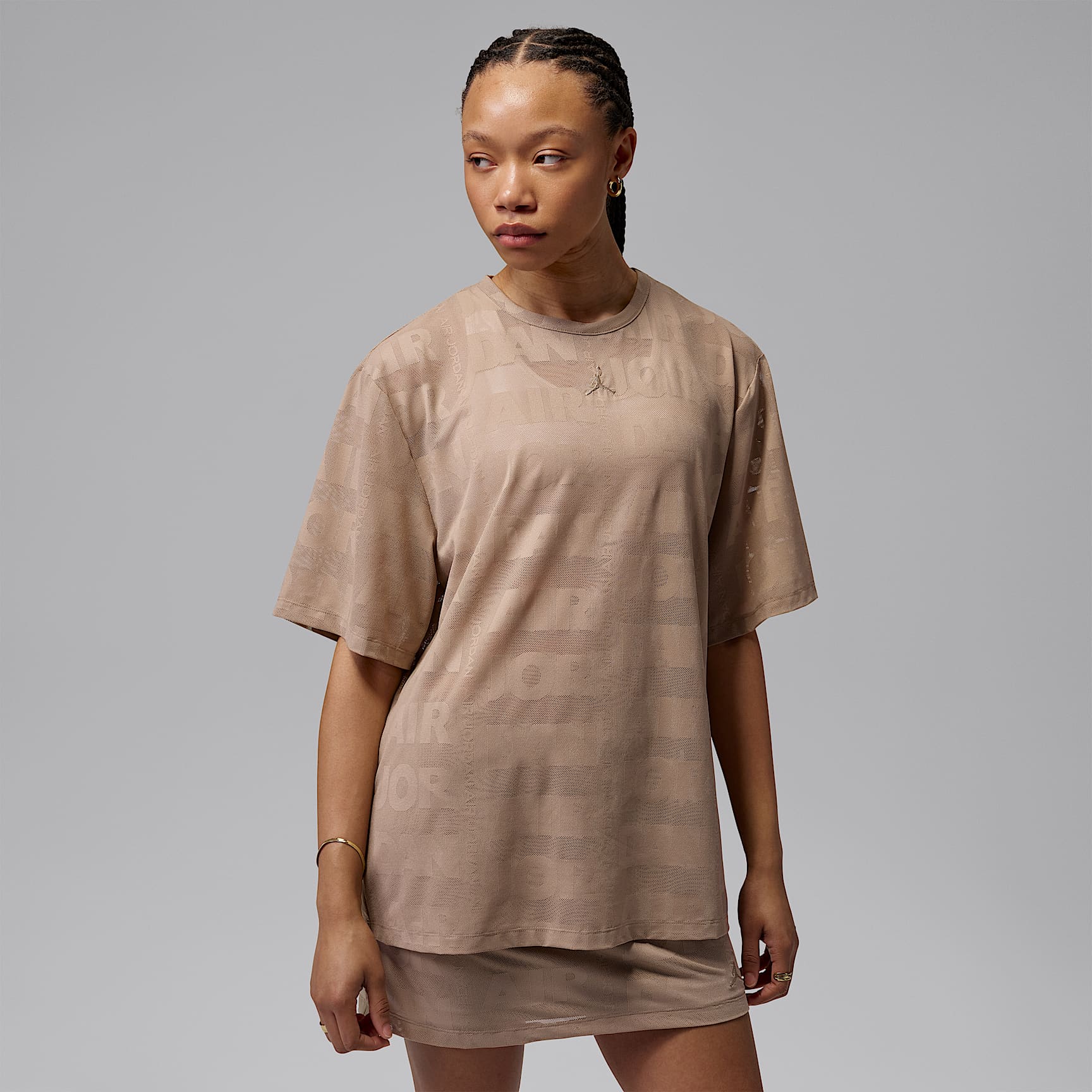 Playera de tejido Knit abierta para mujer Jordan Flight