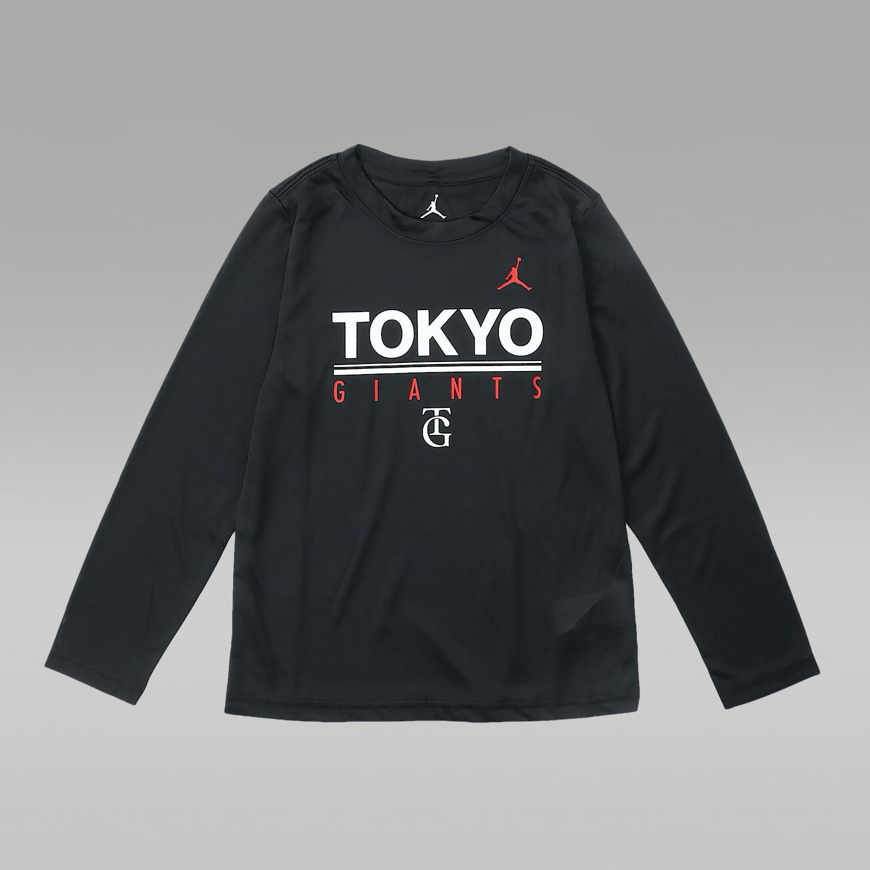 東京 読売ジャイアンツ x ジョーダン エクスクルーシブ コレクション ジュニア ロングスリーブ Tシャツ