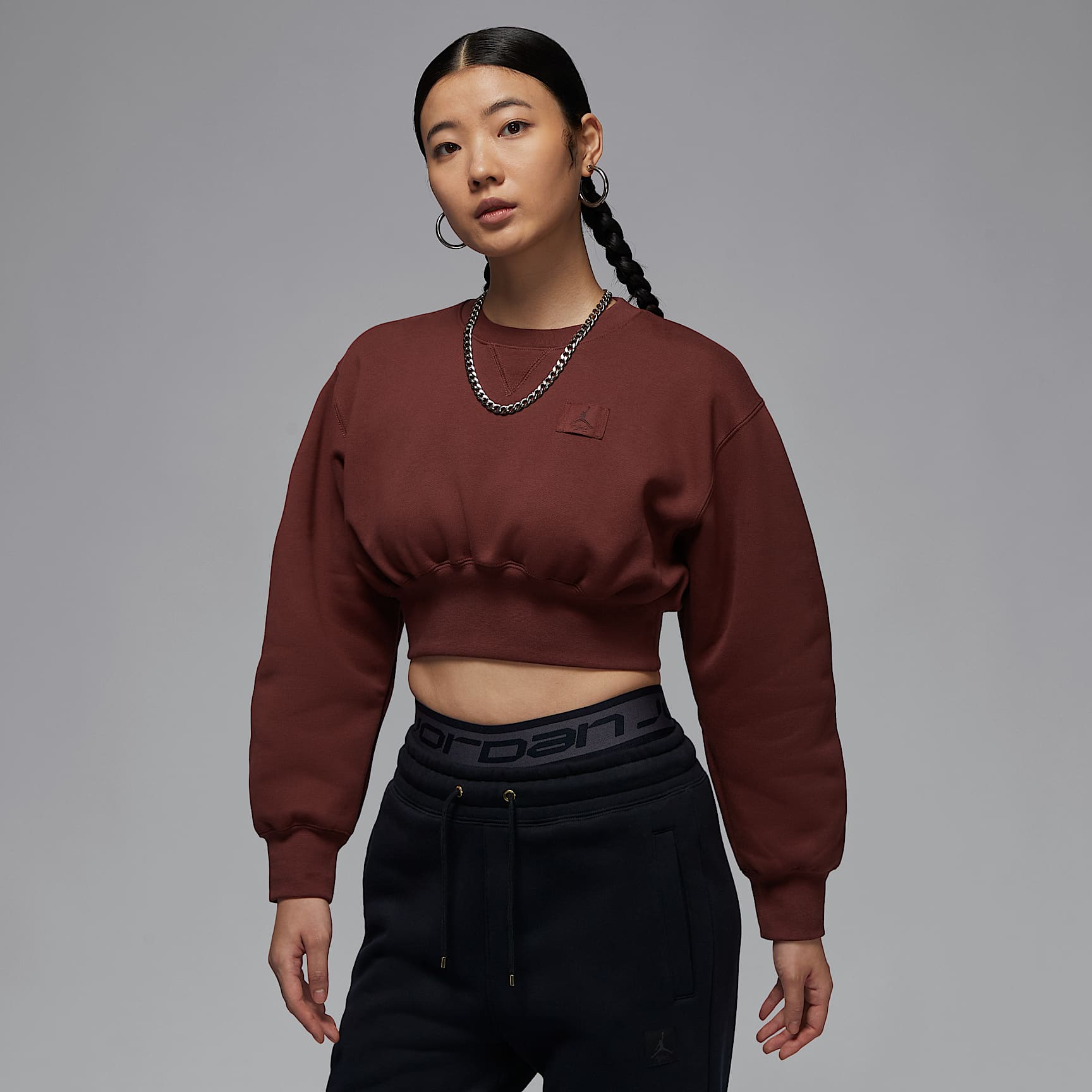 ジョーダン フライト フリース ウィメンズ クロップド スウェットシャツ