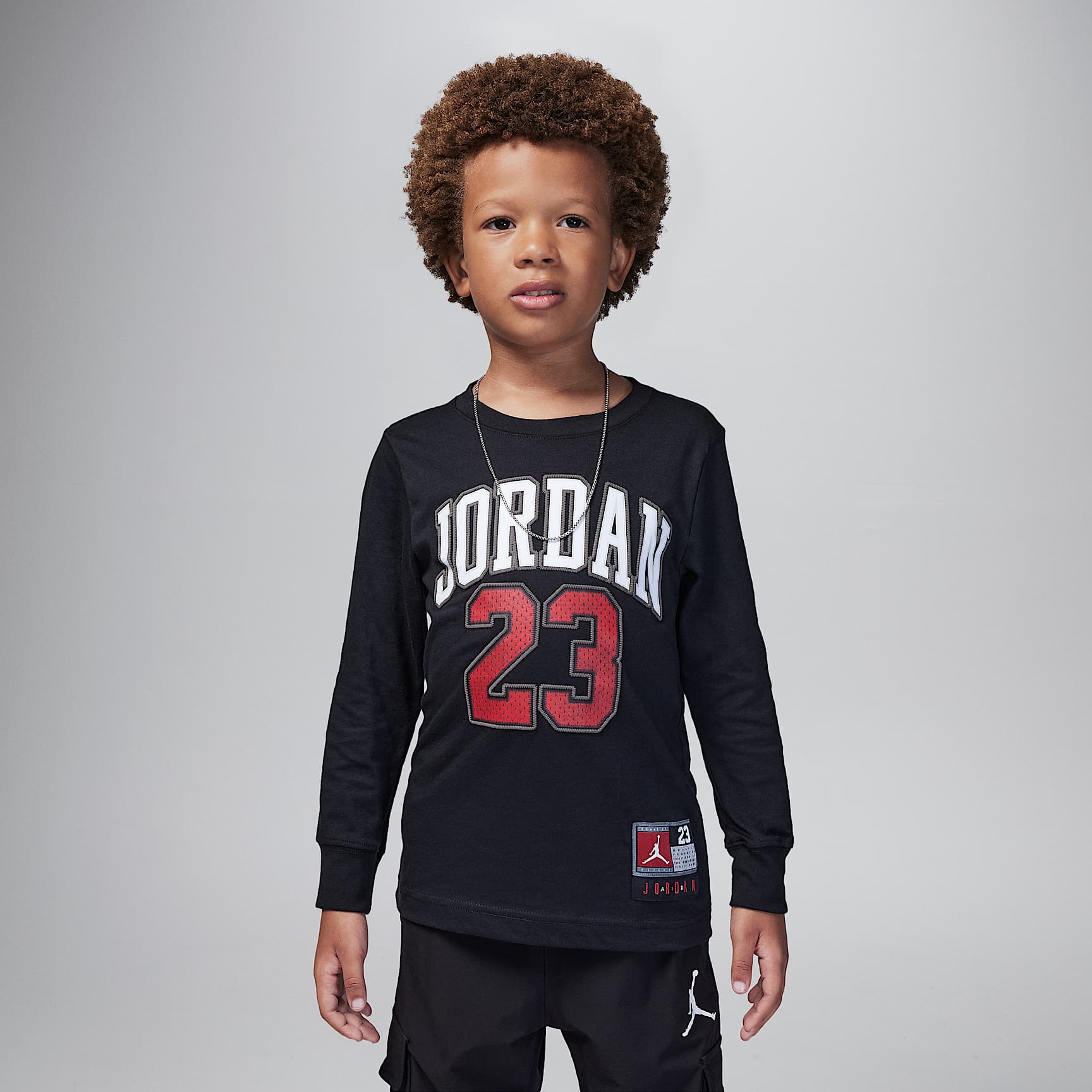 ジョーダン プラクティス フライト ロングスリーブ Tシャツ リトルキッズ Tシャツ