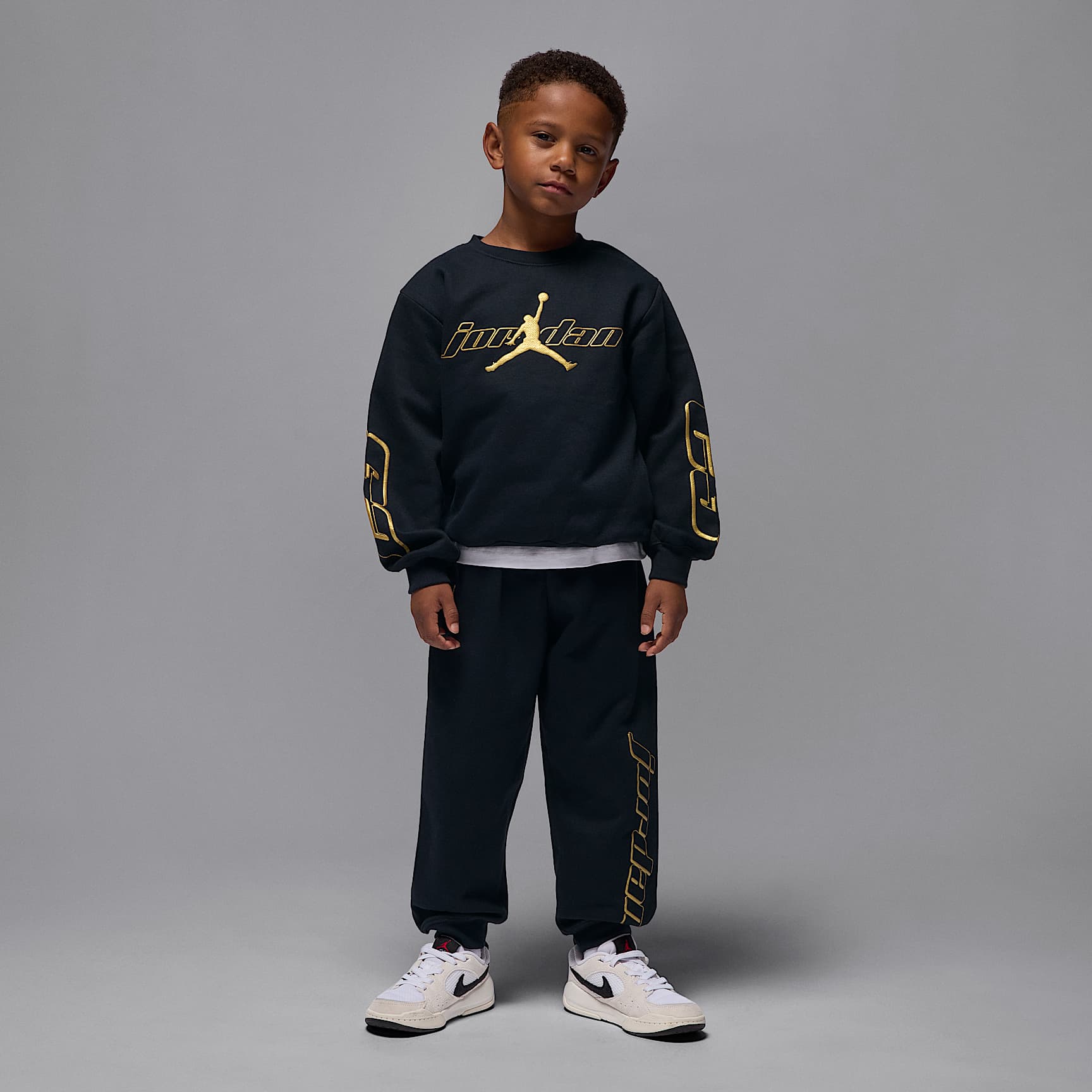 Jordan Mountainside Younger Kids' 2-Piece Fleece Crew Set
