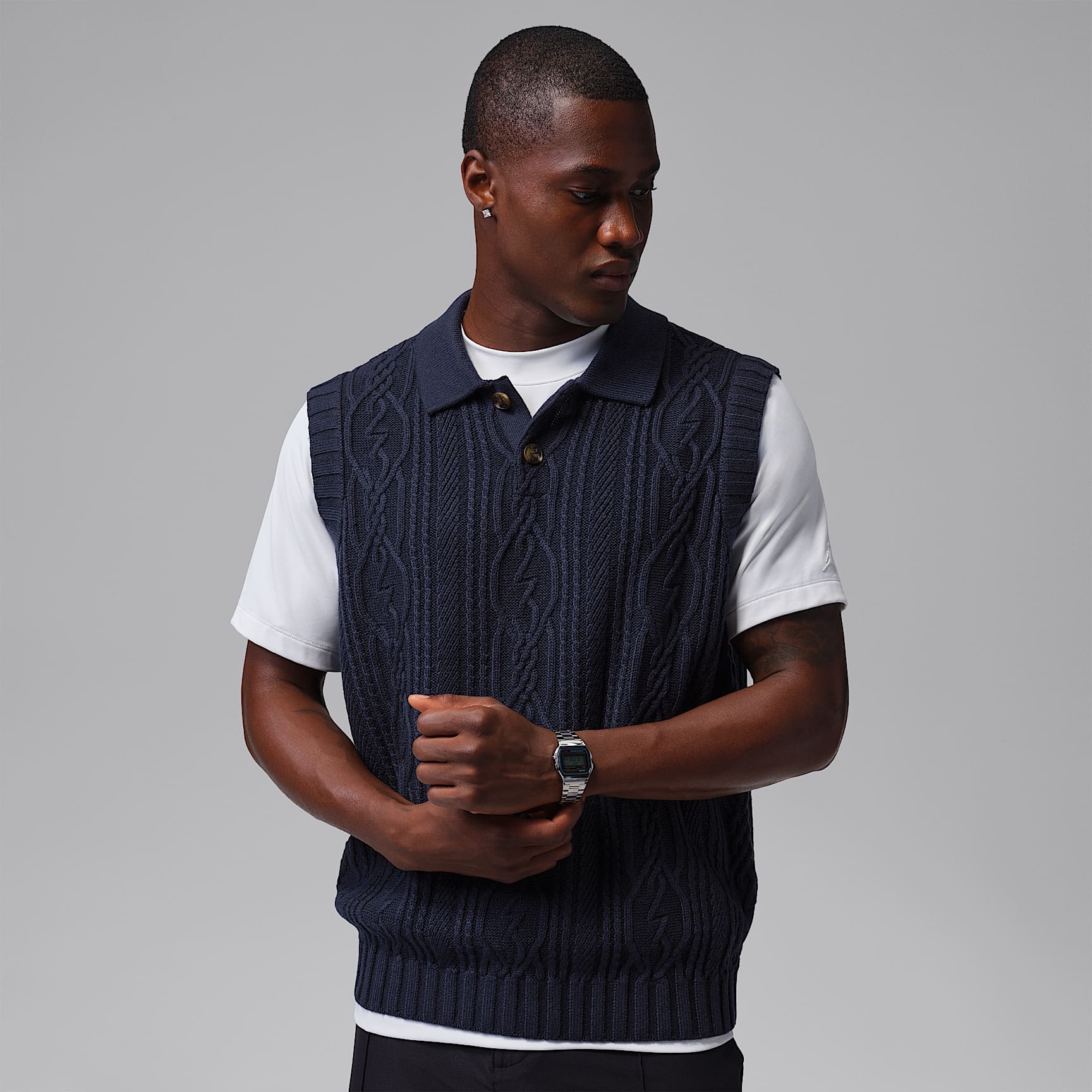 Jordan Sport Men's Golf Sleeveless Jumper