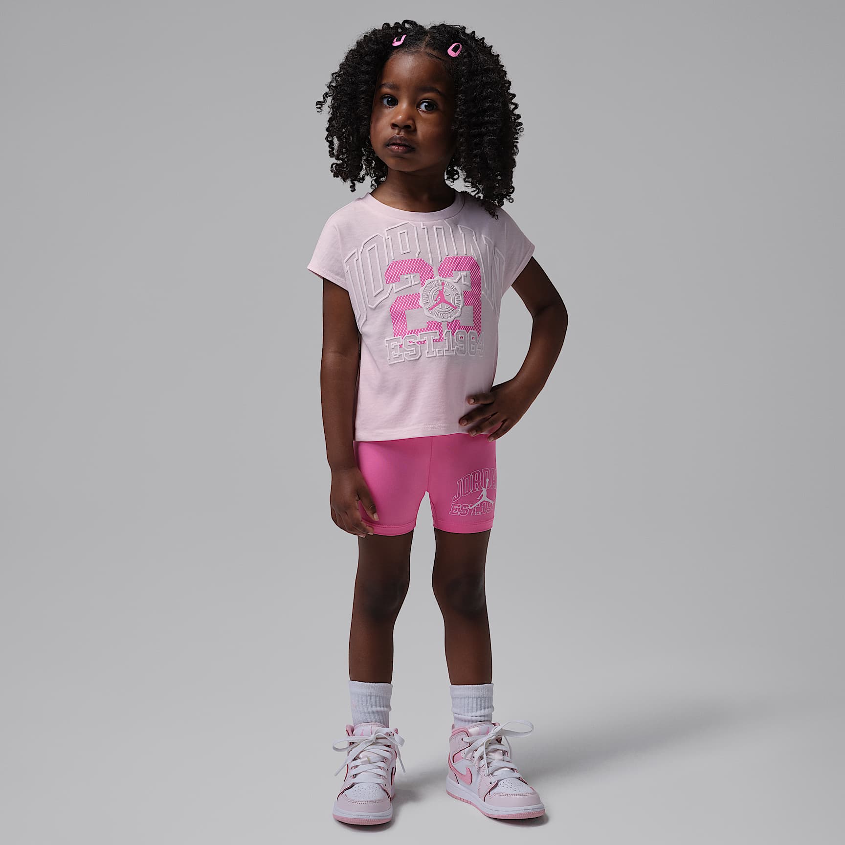 Jordan Toddler Boxy T-Shirt and Bike Shorts Set