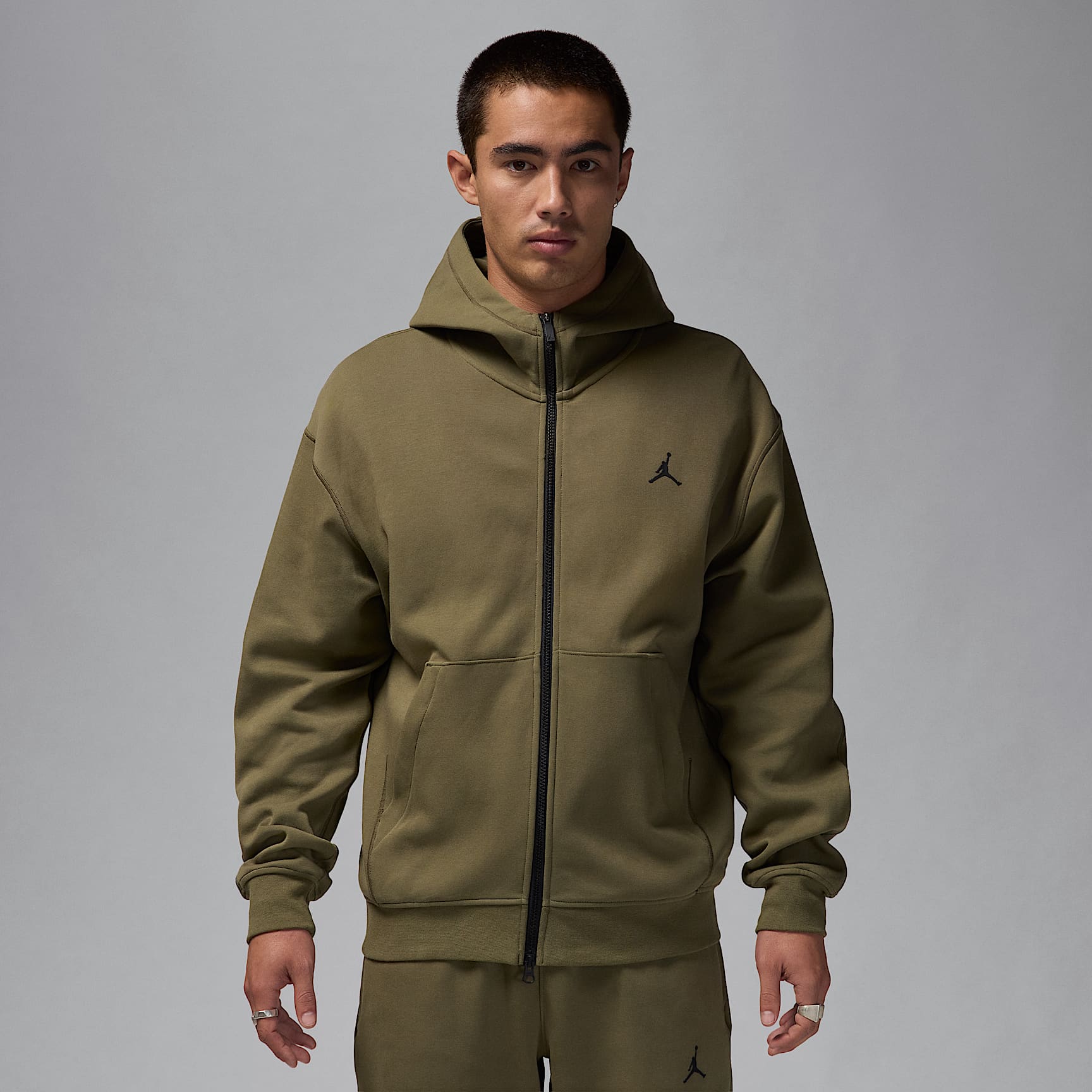 Jordan Sport Hoop Fleece Men's Dri-FIT Full-Zip Hoodie