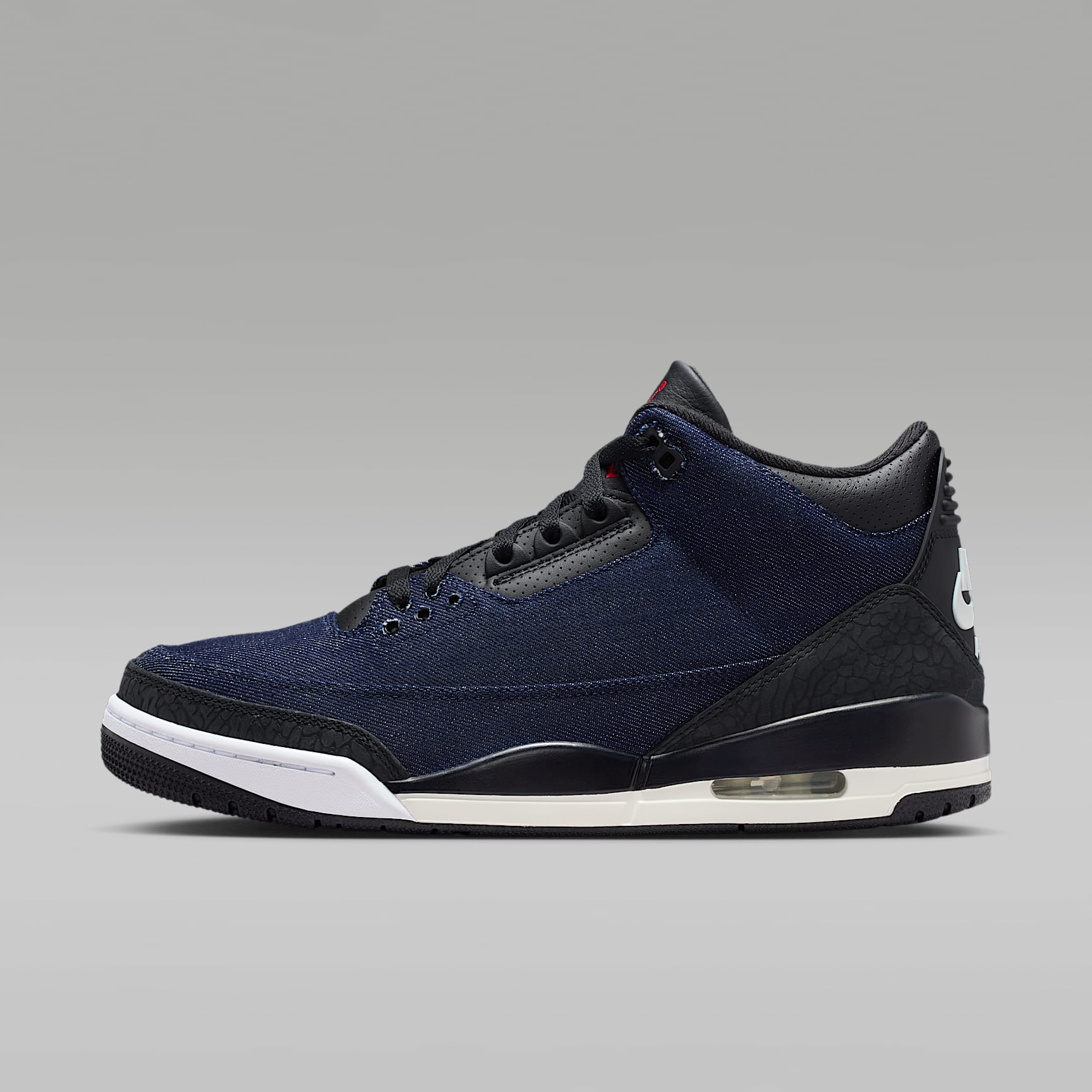 Air Jordan 3 x Levi's® "Indigo and Gym Red" Men's Shoes