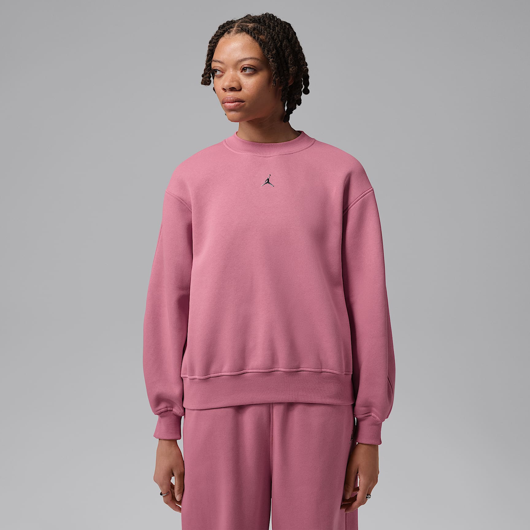 Jordan Brooklyn Women's Fleece Crew-Neck Sweatshirt