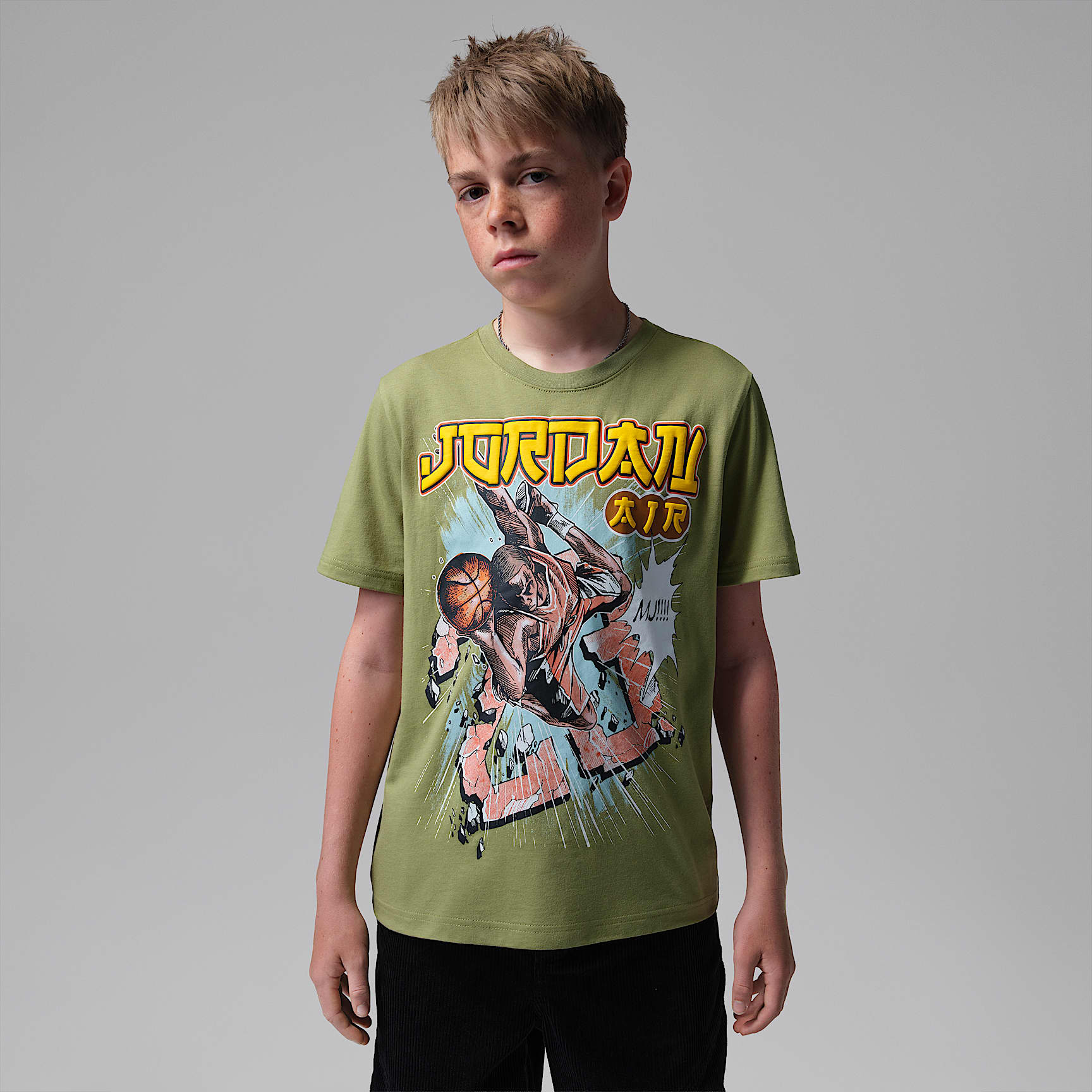 Jordan Big Kids' Brooklyn Shattered Backboard T-Shirt