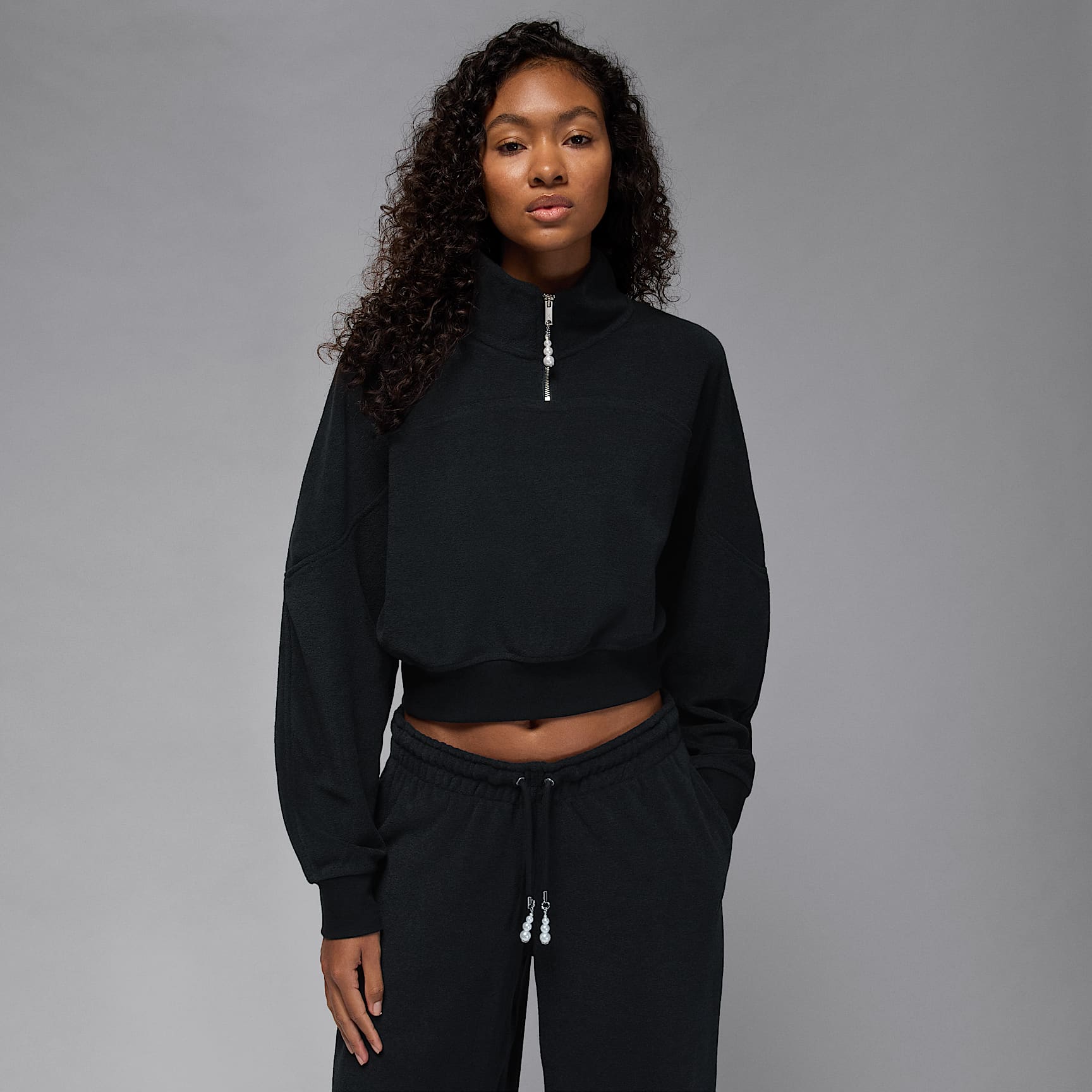 Jordan Flight Fleece 女款 1/4 拉鍊開襟上衣