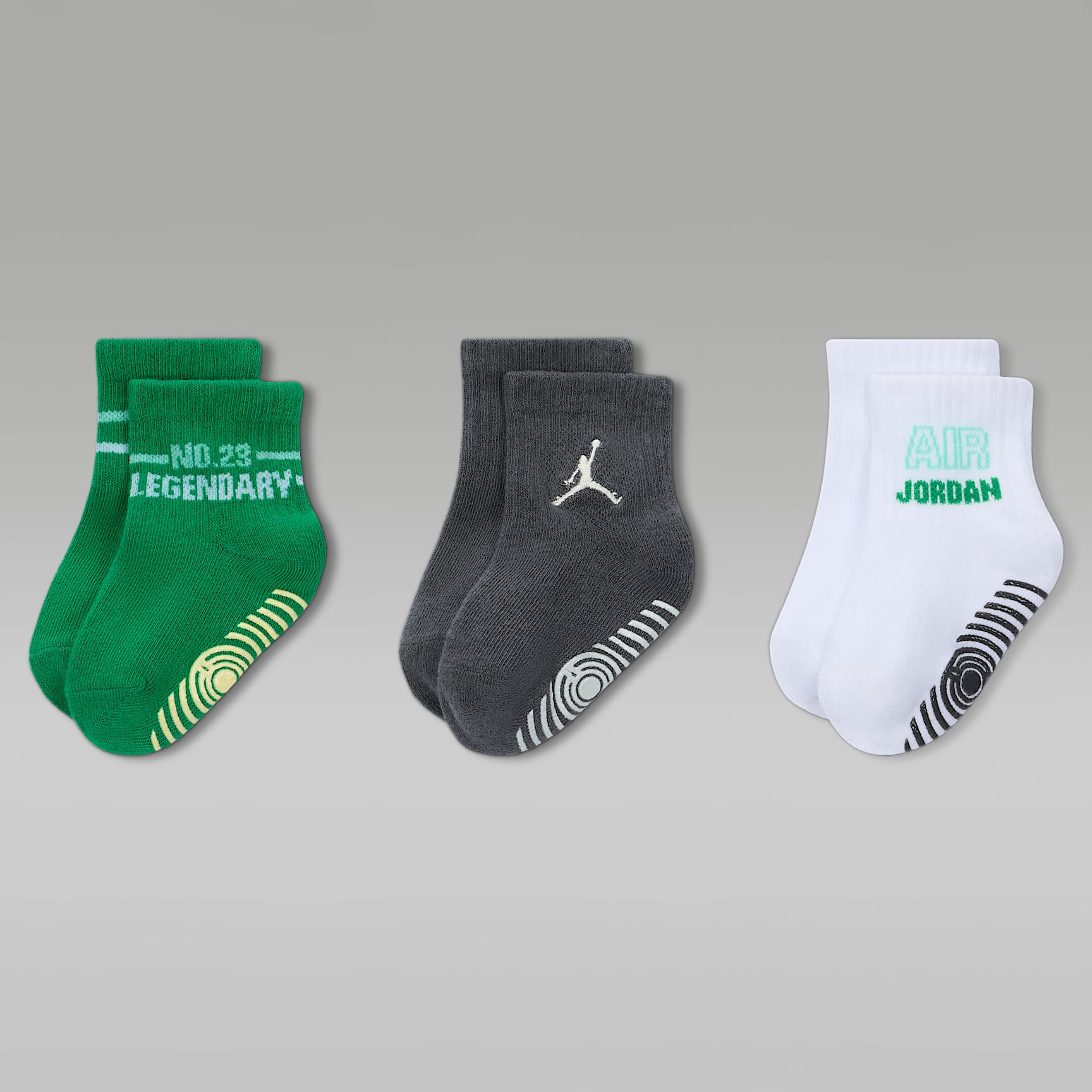 Calcetines de agarre para bebé Jordan Legendary (3 pares)
