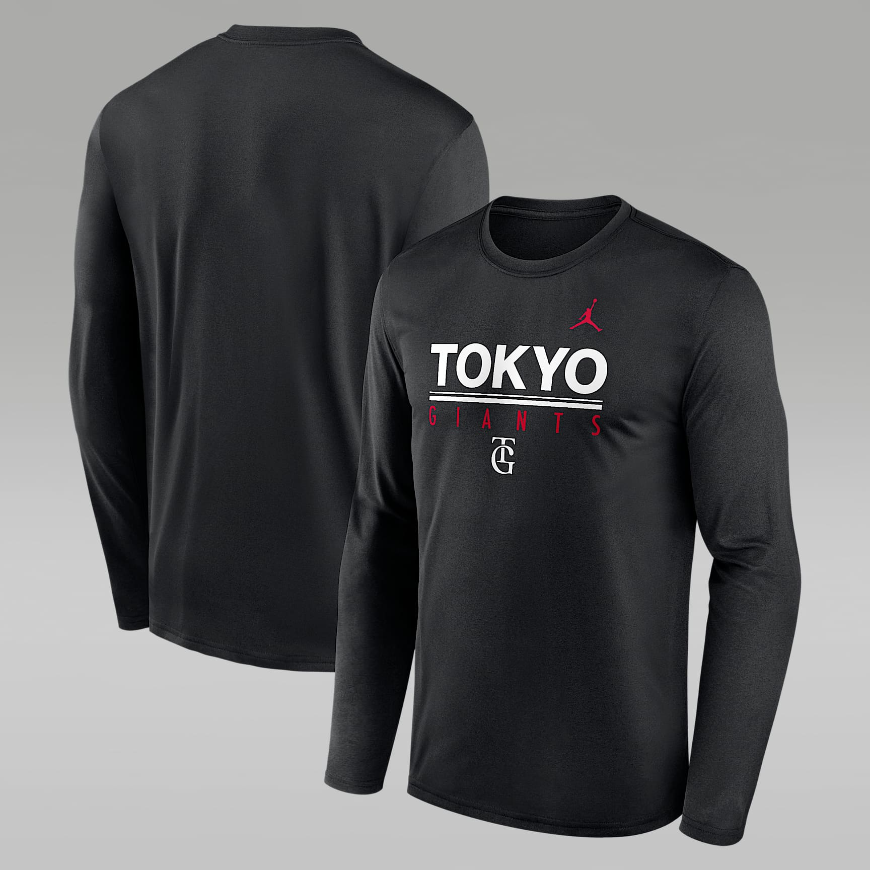東京 読売ジャイアンツ x ジョーダン エクスクルーシブ コレクション メンズ ロングスリーブ Tシャツ