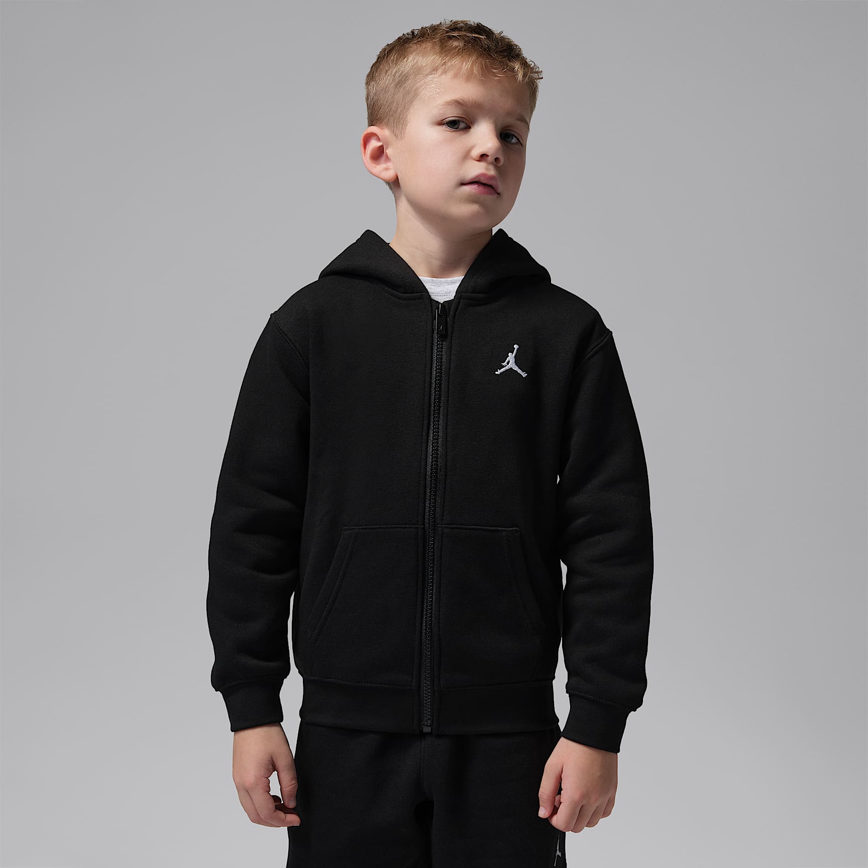 Jordan Brooklyn Fleece Little Kids' Full-Zip Hoodie