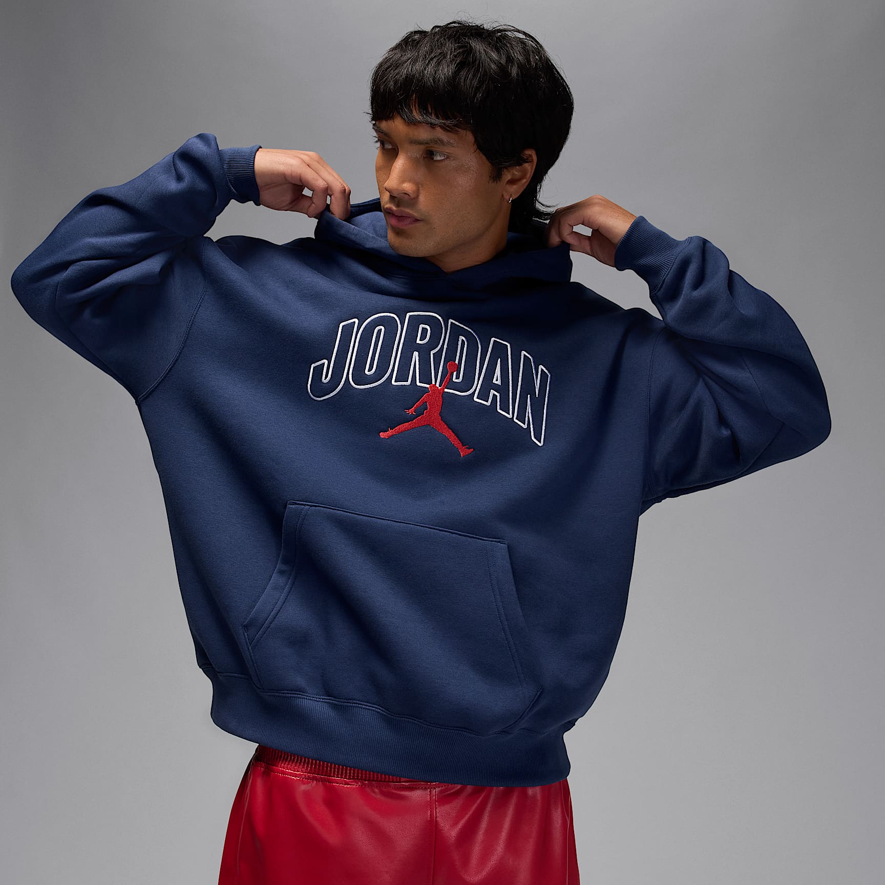 Jordan Brooklyn Fleece Men's Oversized Pullover Hoodie