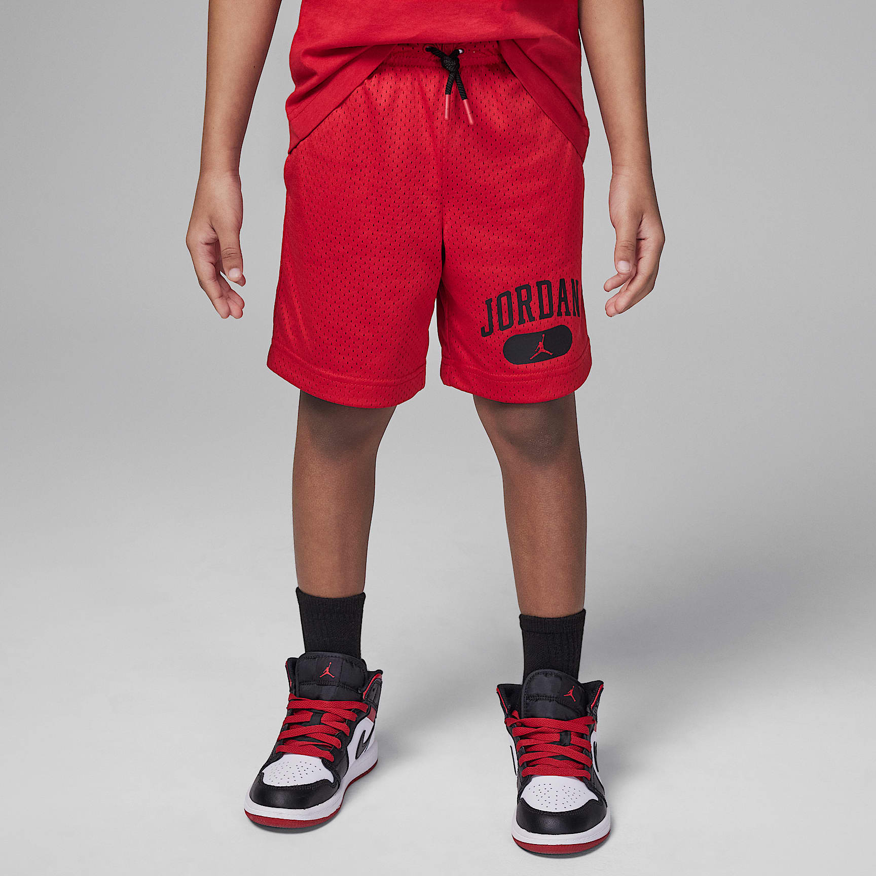 Shorts de malla para niños de talla pequeña PE Jordan