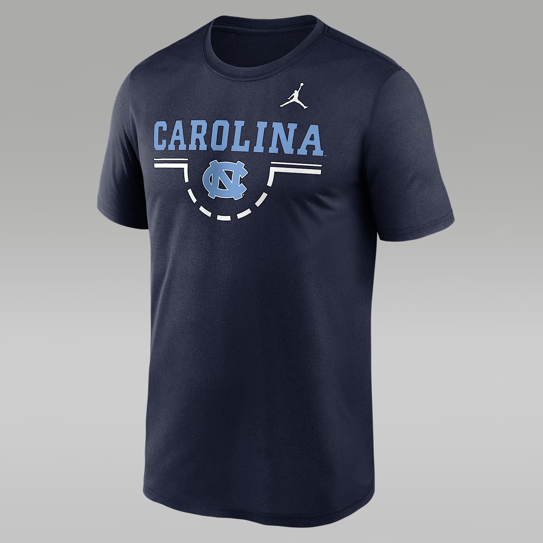 Playera universitaria marca Jordan Dri-FIT para hombre North Carolina Courtside