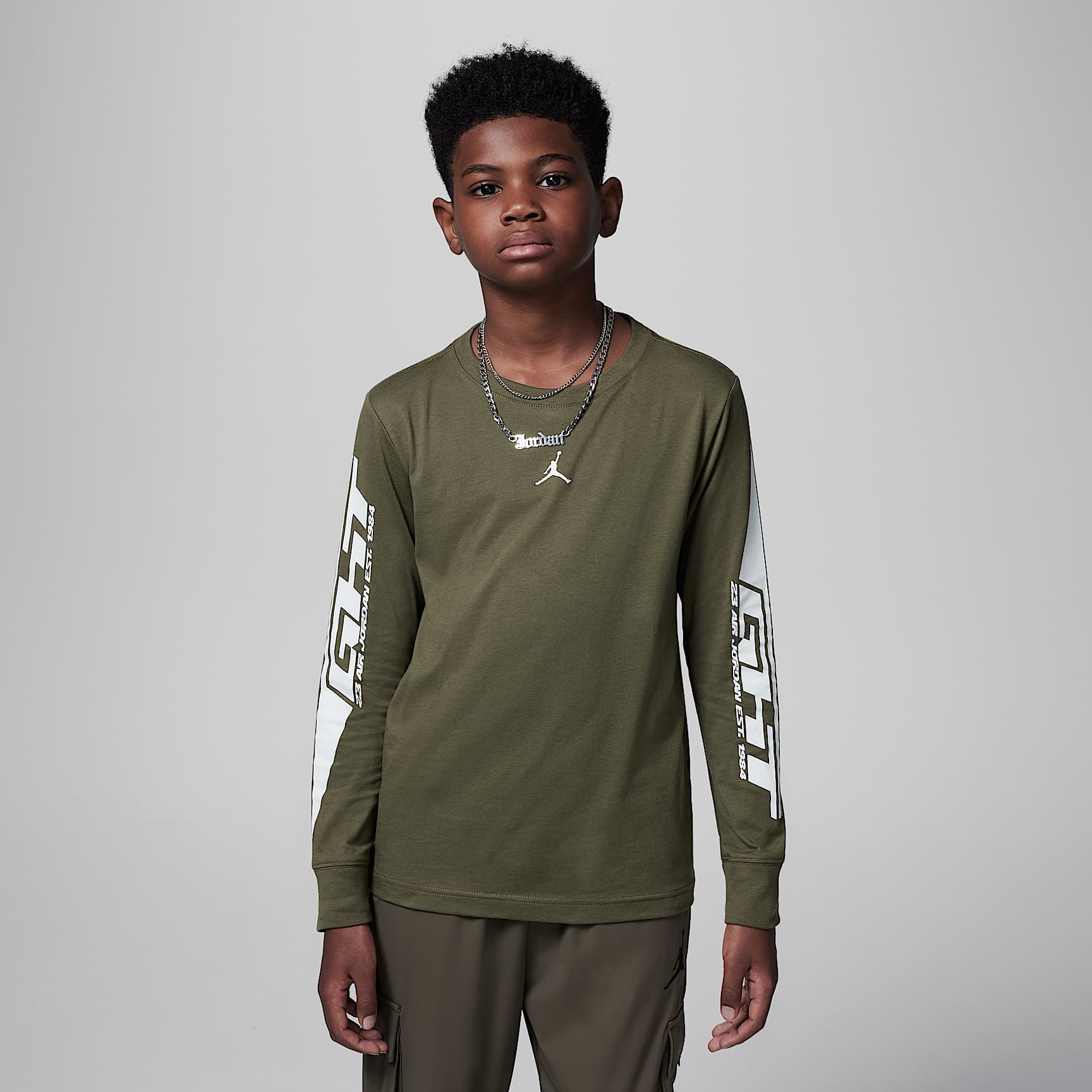 ジョーダン ジュニア MVP フライト ロングスリーブ Tシャツ