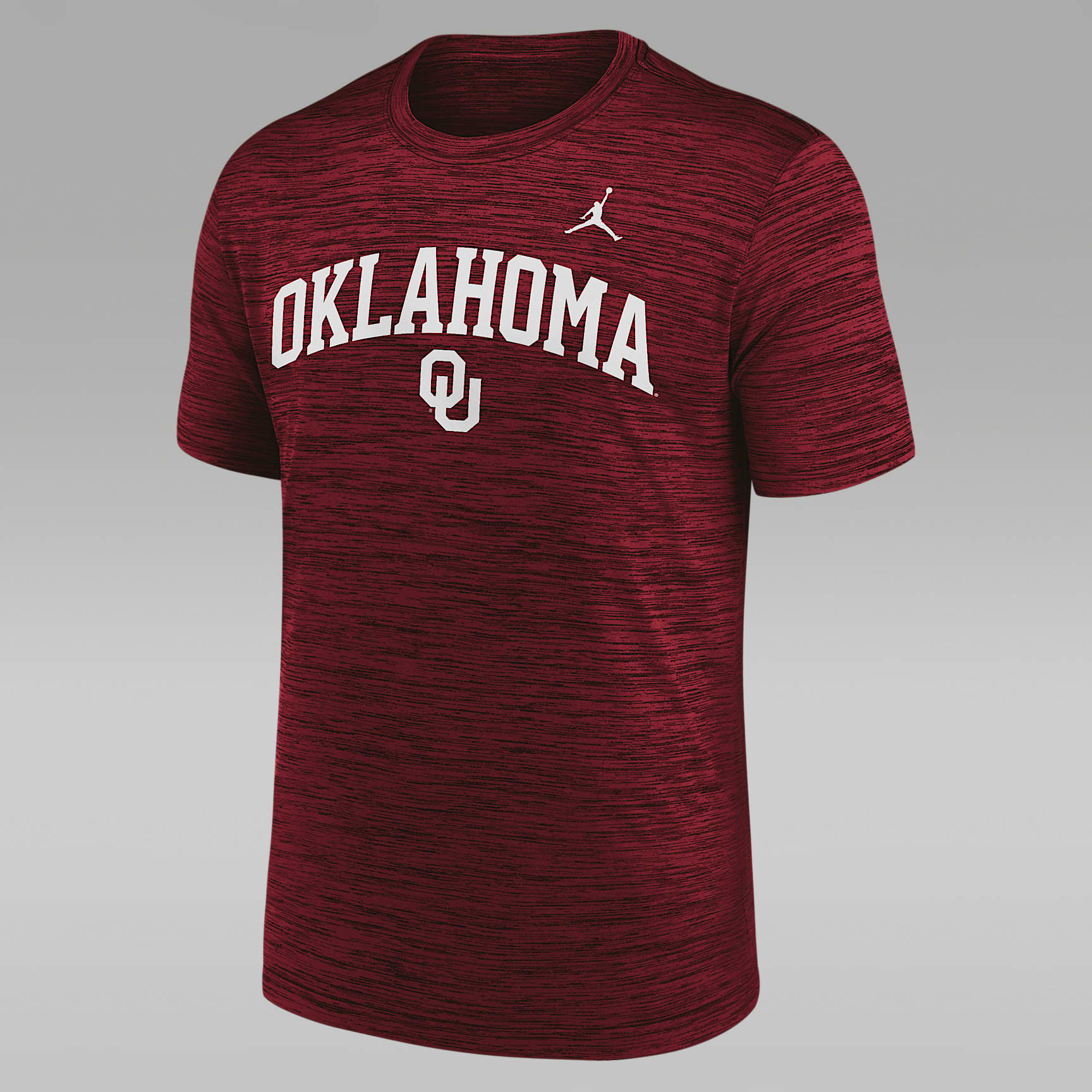 Oklahoma Primetime Arch Logo Velocity Men's Nike Dri-FIT College T-Shirt