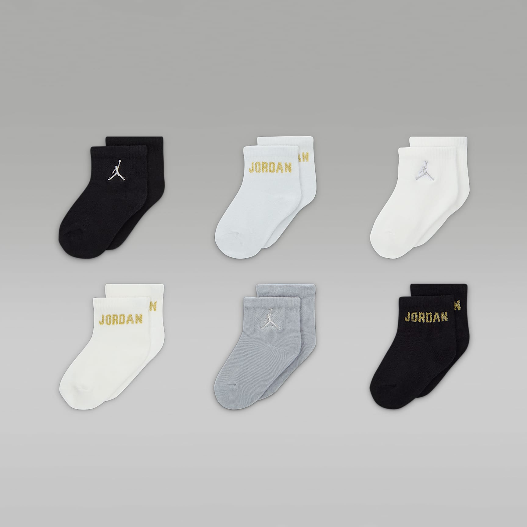 Calcetines al tobillo para bebé e infantil (6 pares) Jordan Everyday Essentials