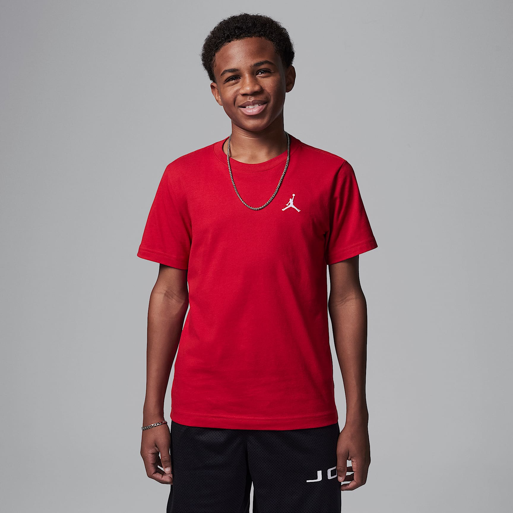 Playera bordada Jumpman Air para niños talla grande Jordan 