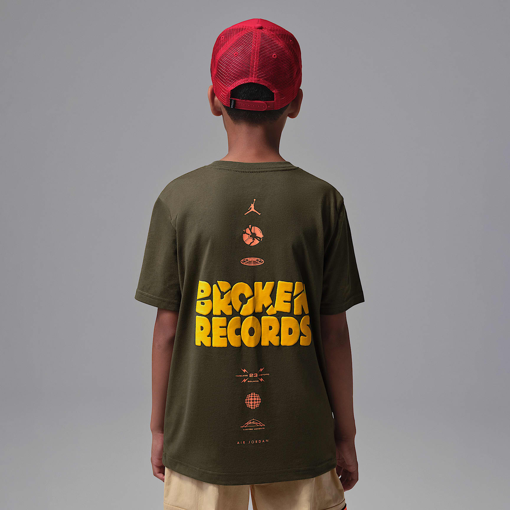 Jordan Big Kids' Broken Records T-Shirt
