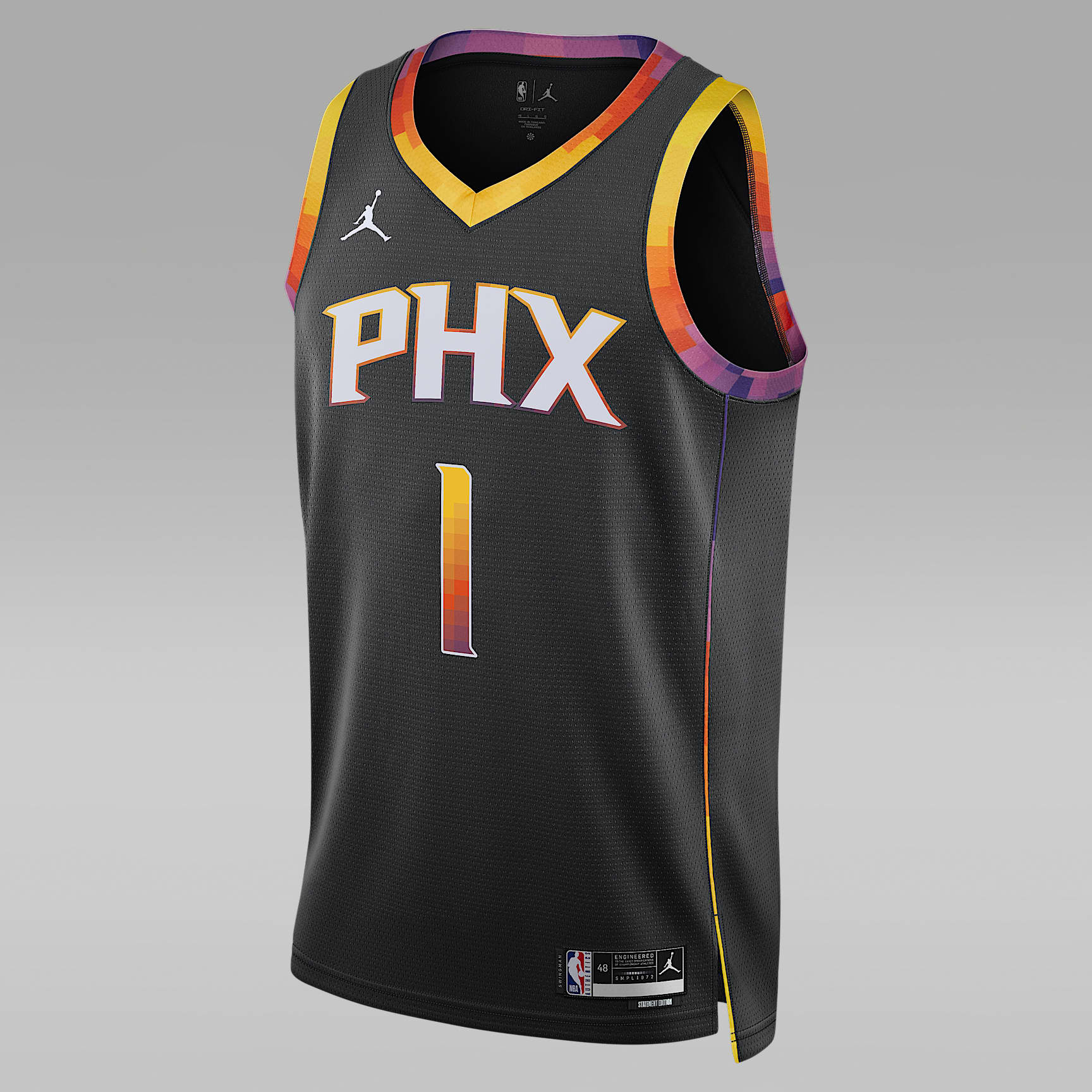 Jersey Jordan Dri-FIT de la NBA Swingman para hombre Phoenix Suns Statement Edition