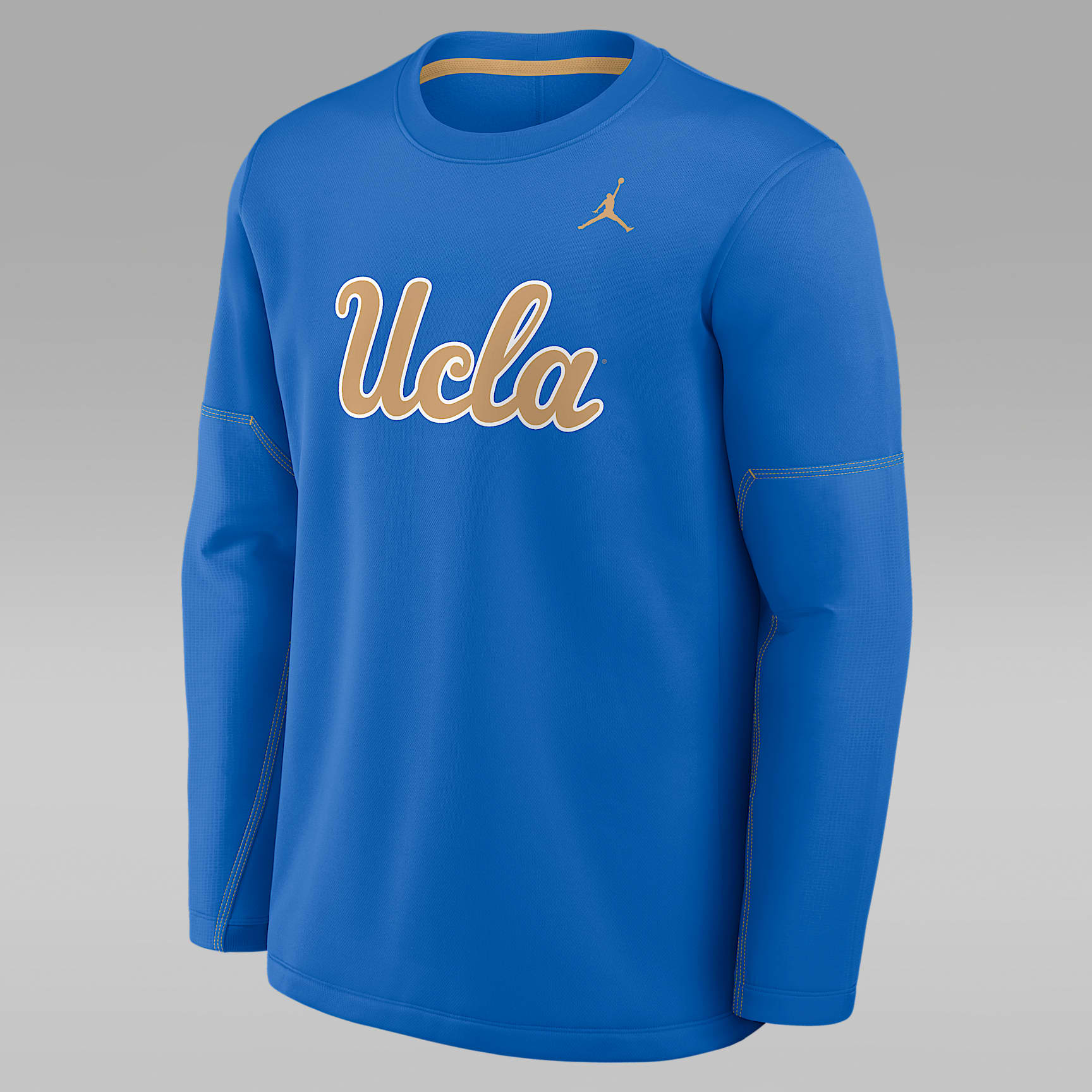 UCLA Sideline Coaches Men's Jordan Brand Therma-FIT College Long-Sleeve T-Shirt