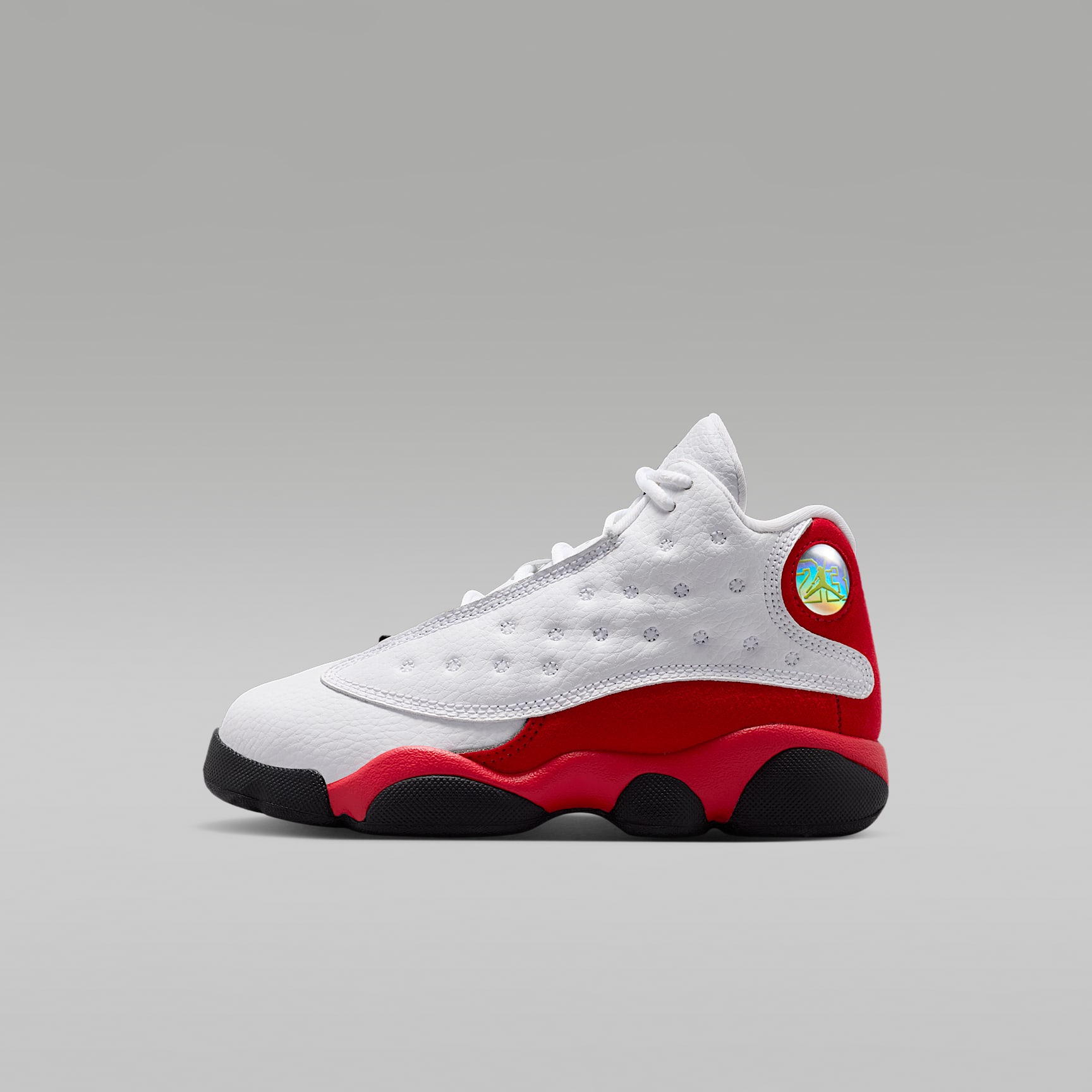 Jordan 13 Retro "White and University Red" Little Kids' Shoes