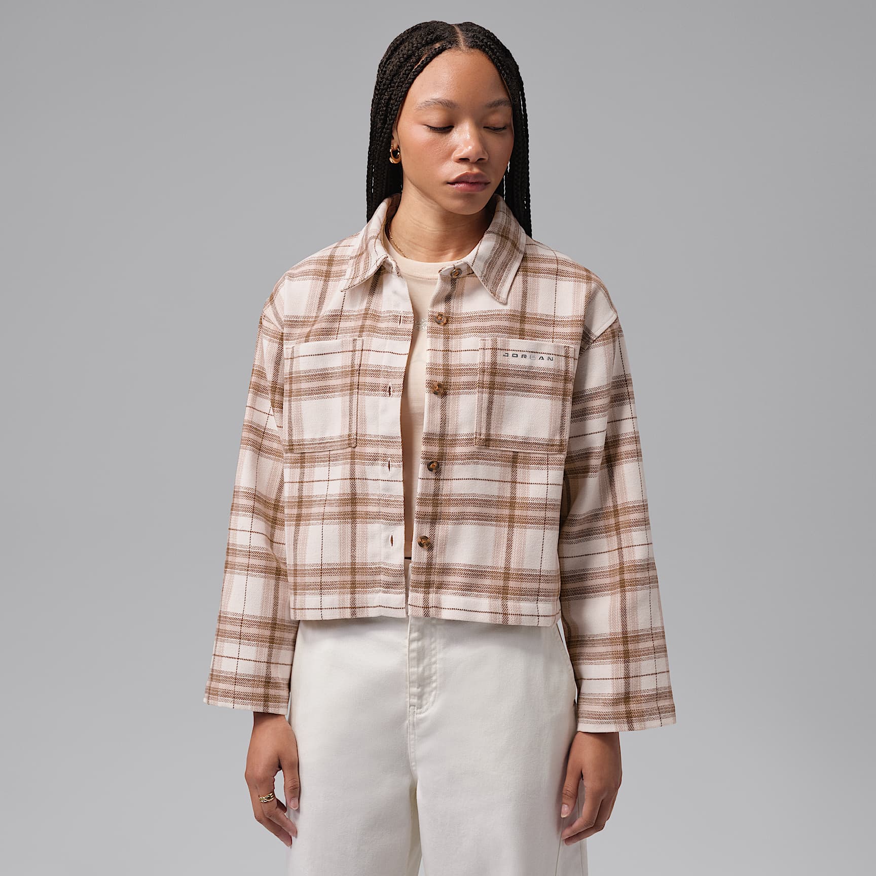 Jordan Brooklyn Women's Flannel Long-Sleeve Top