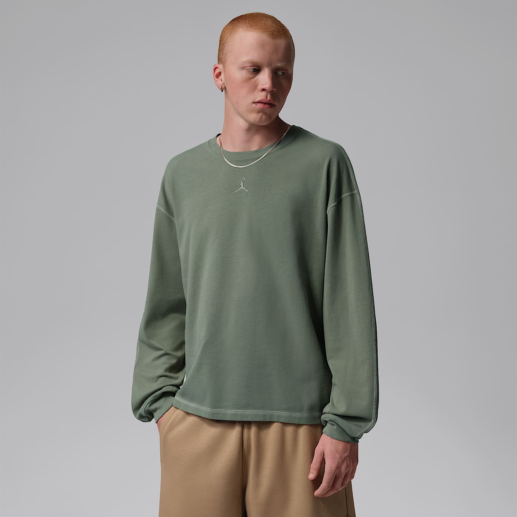 Playera de manga larga de alta densidad para hombre Jordan Flight