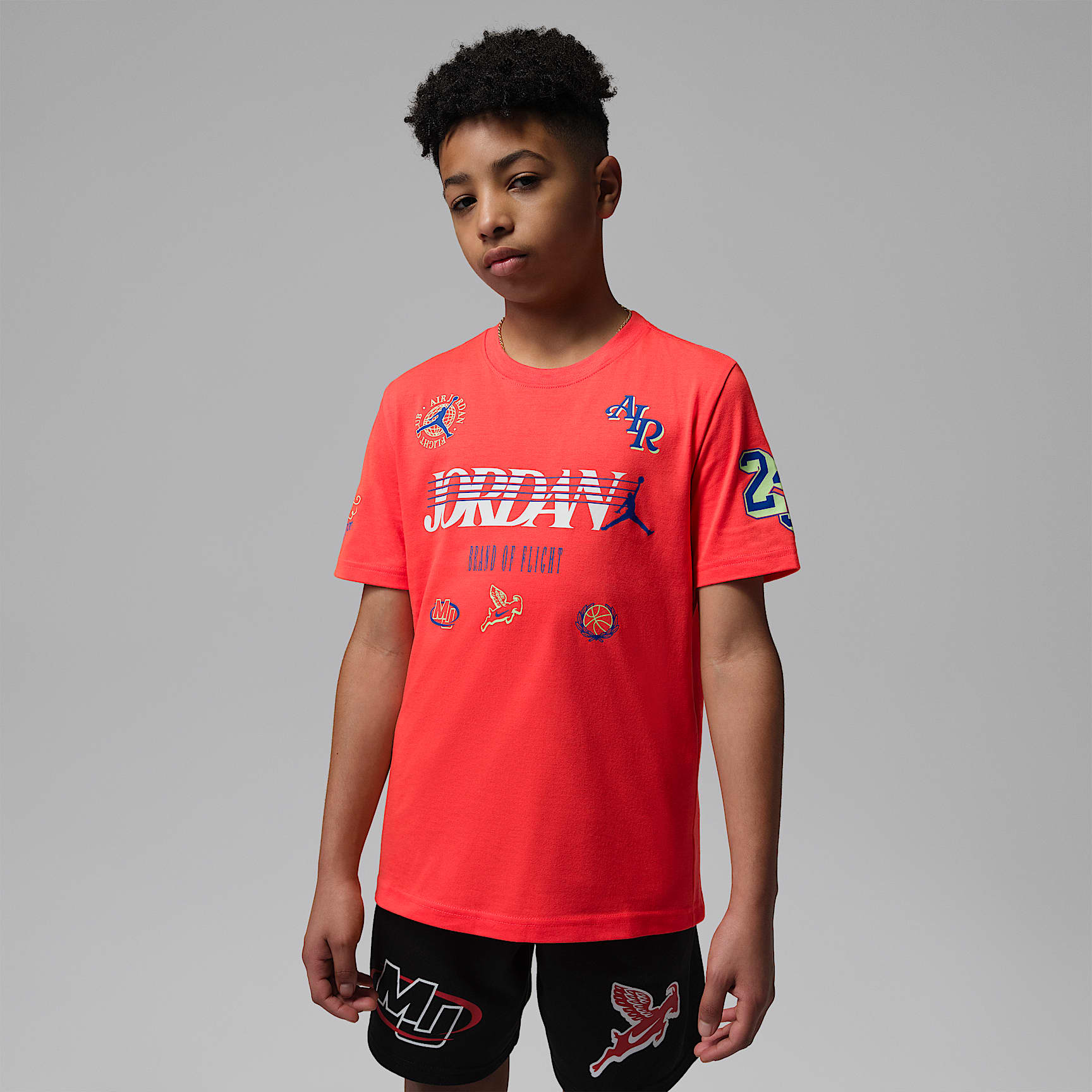 Playera para niños talla grande Jordan Sports Club