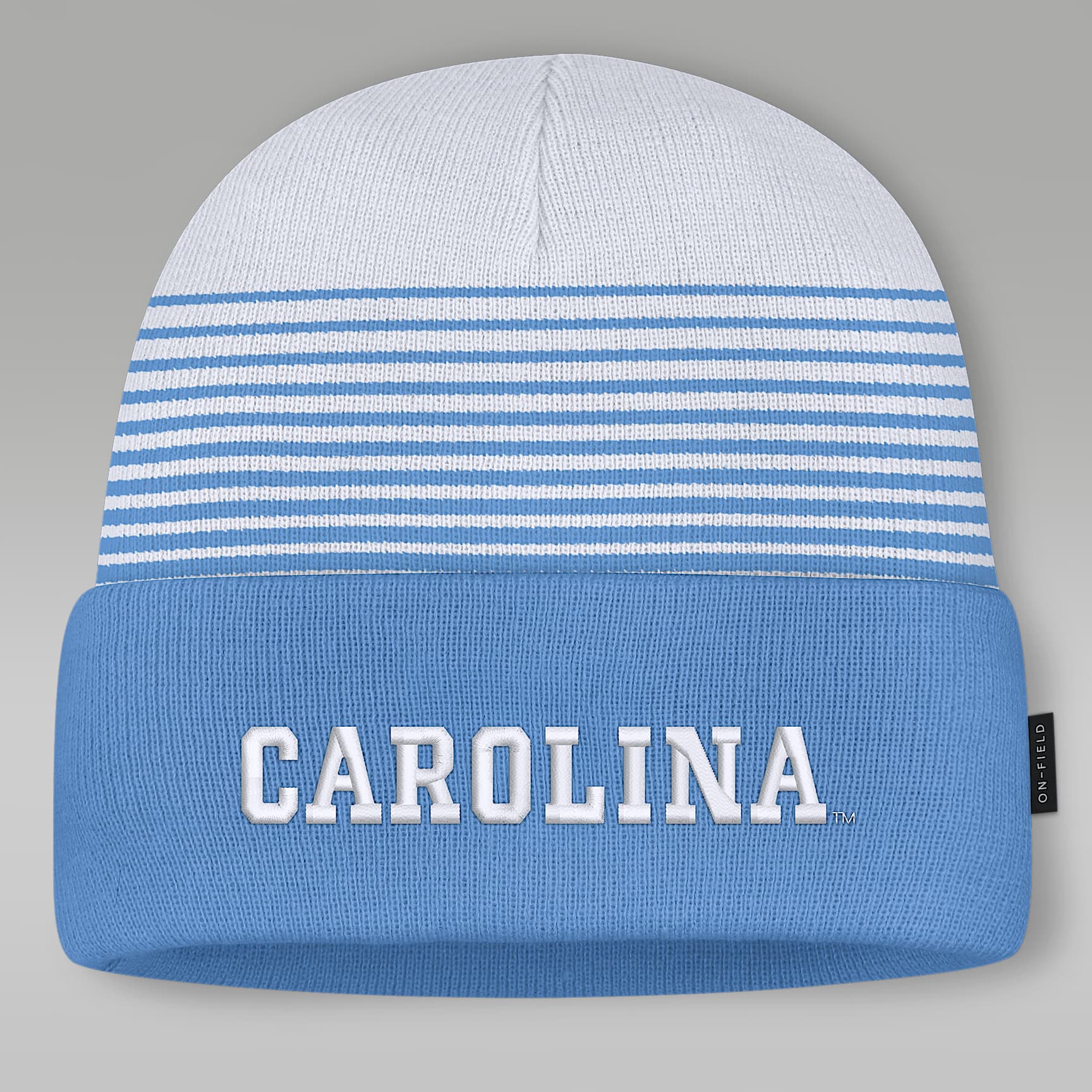 Gorro con dobladillo universitario marca Jordan para hombre North Carolina Sideline Utility