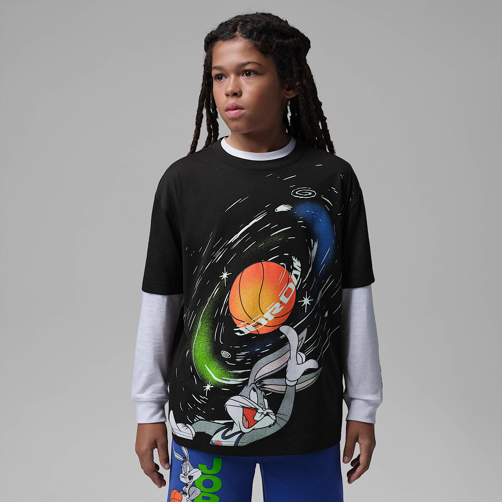 Jordan Space Jam 30 Ball Spin T-shirt voor kids