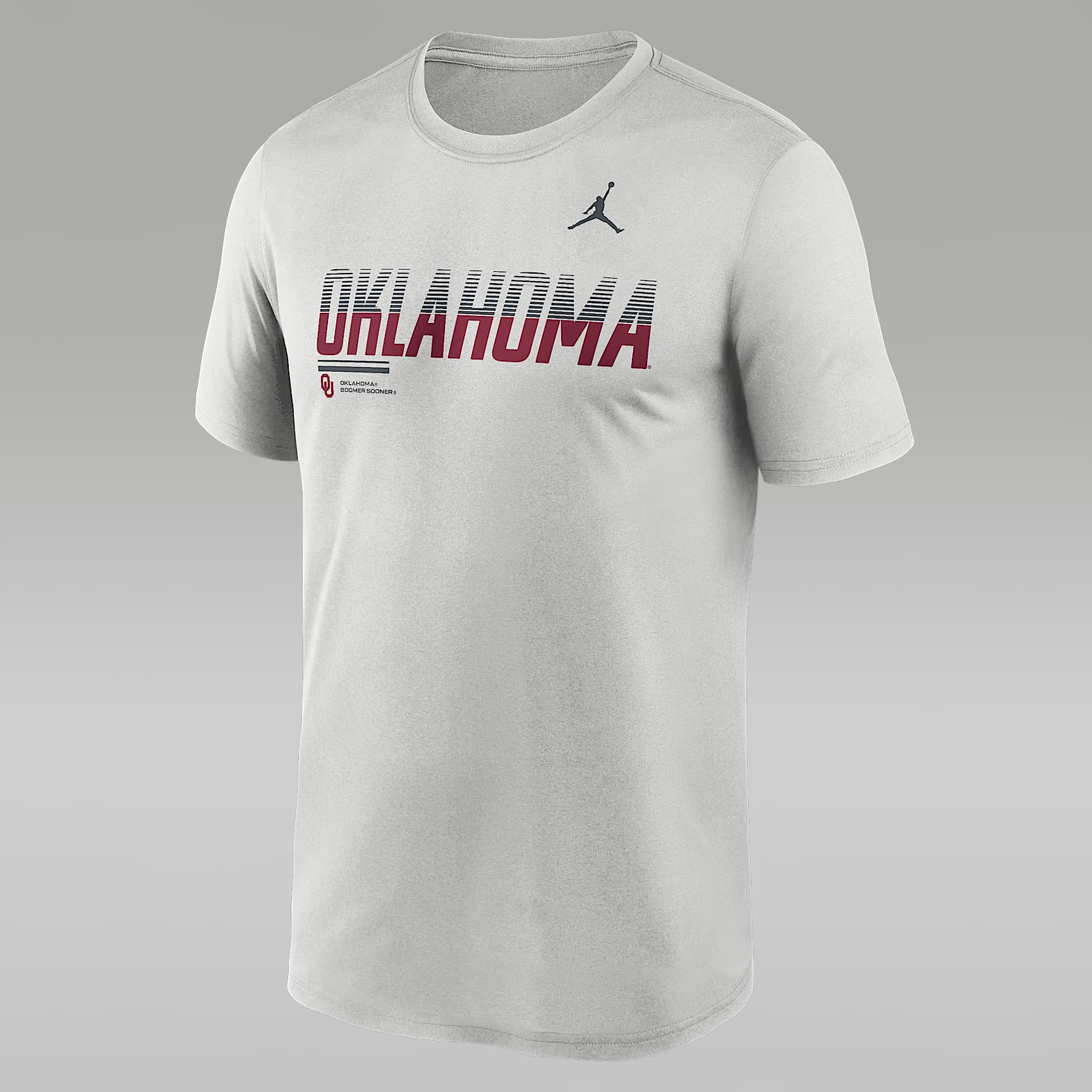 Playera universitaria marca Jordan Dri-FIT para hombre Oklahoma Sideline Legend