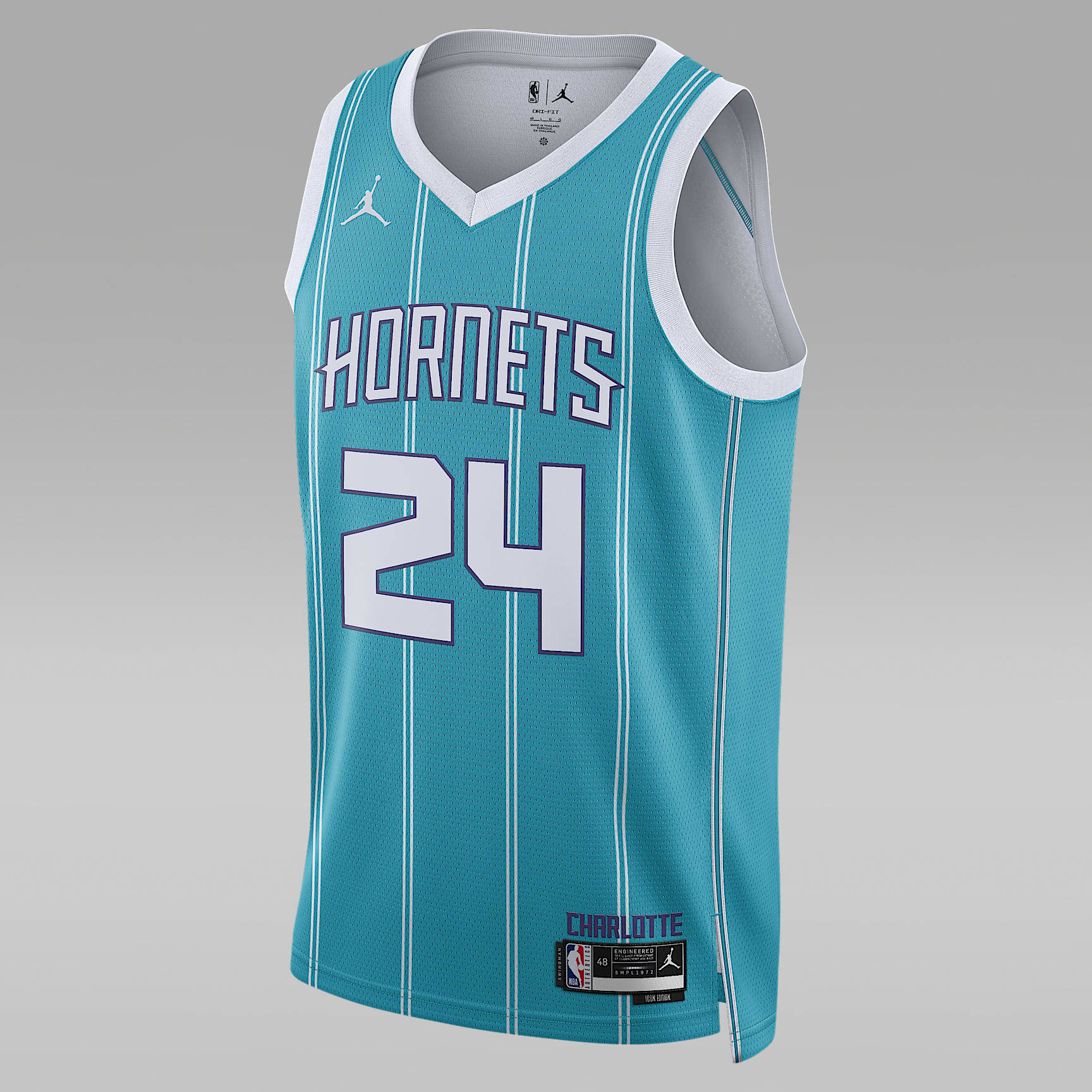 Jersey Jordan Dri-FIT de la NBA Swingman para hombre Charlotte Hornets Icon Edition