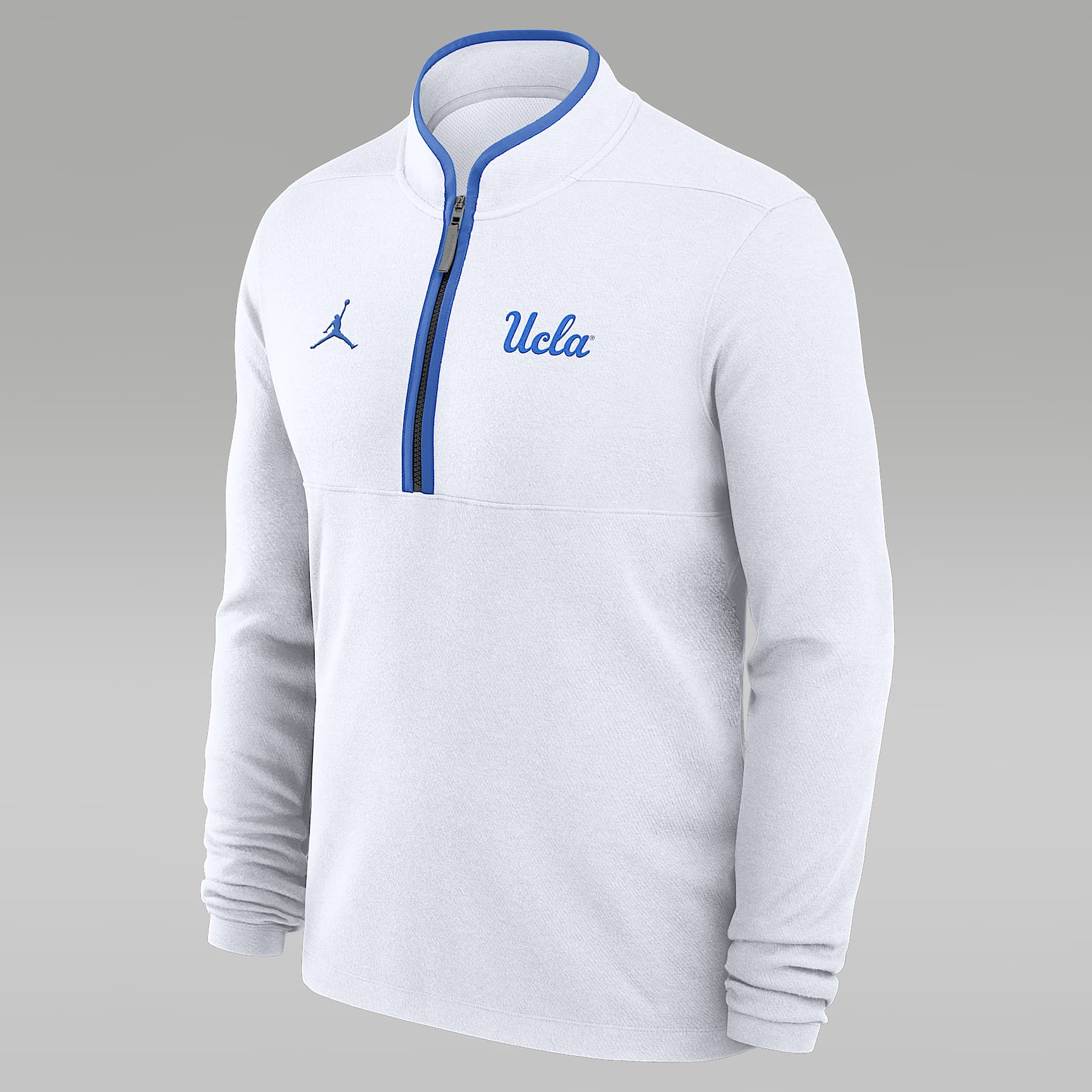 UCLA Victory Men's Jordan Brand Dri-FIT College 1/2-Zip Long-Sleeve Top