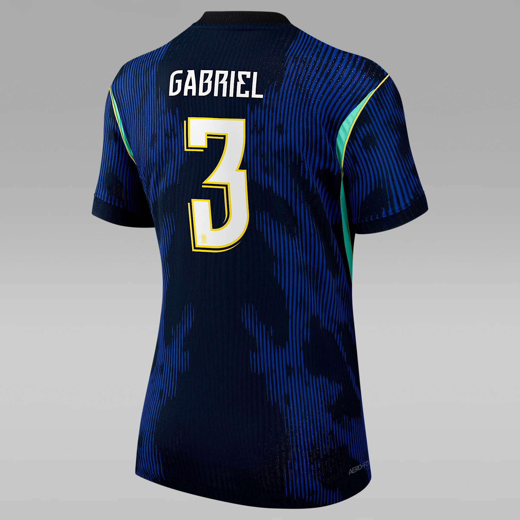 Gabriel Magalhães Brazil National Team 2026 Match Away Women's Nike Dri-FIT ADV Soccer Jersey