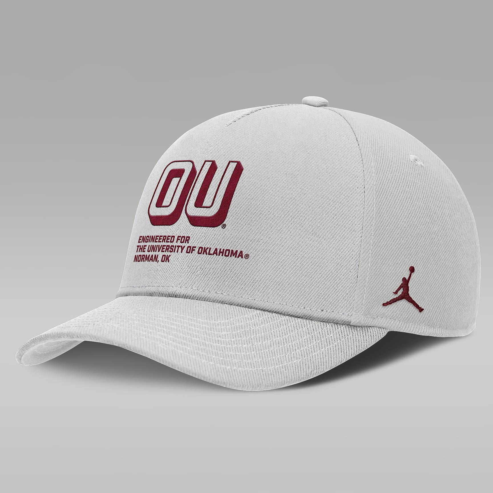 Oklahoma On-Field Primetime Rise Men's Jordan Brand College Adjustable Hat